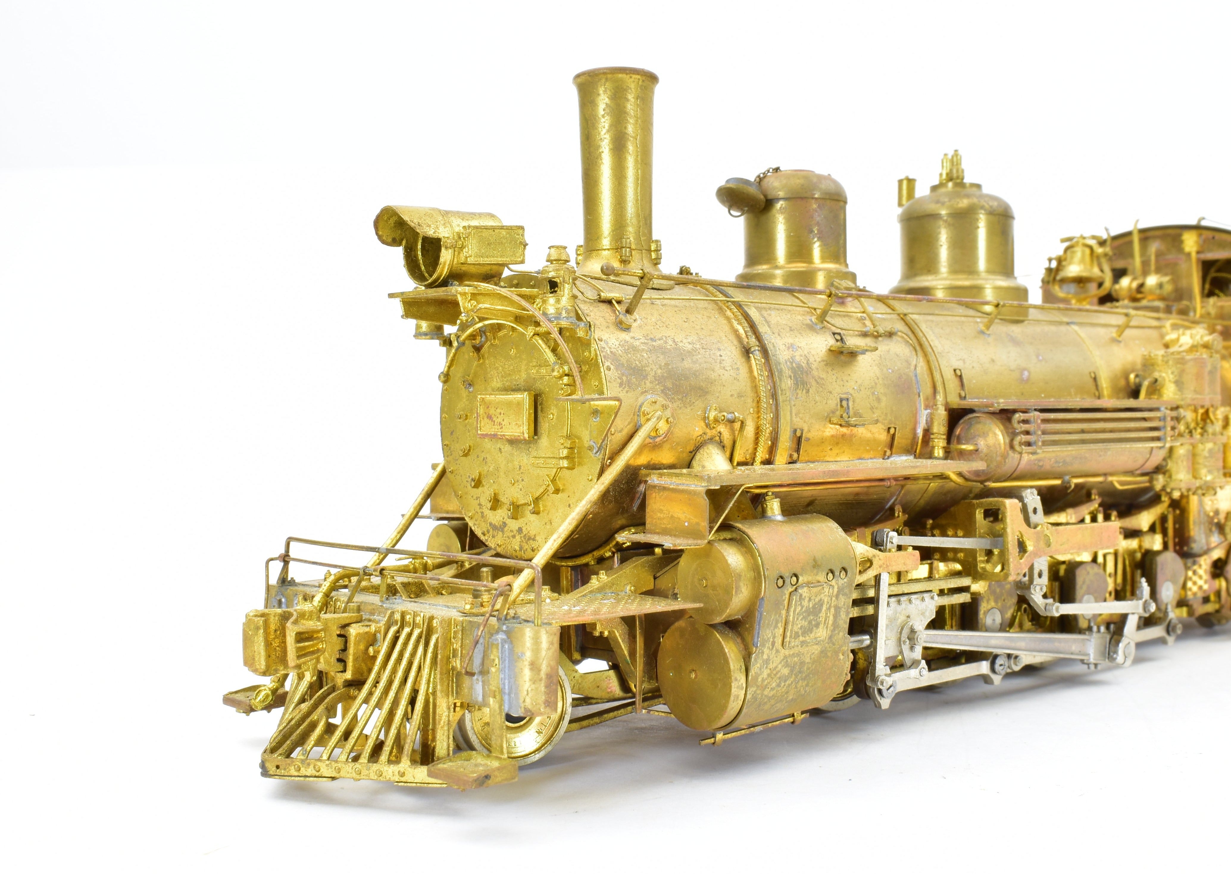 On3 Scale Brass Model Train - Pacific Fast Mail (PFM) Denver & Rio Grande Western Class K - 27 2 - 8 - 2 Steam Locomotive