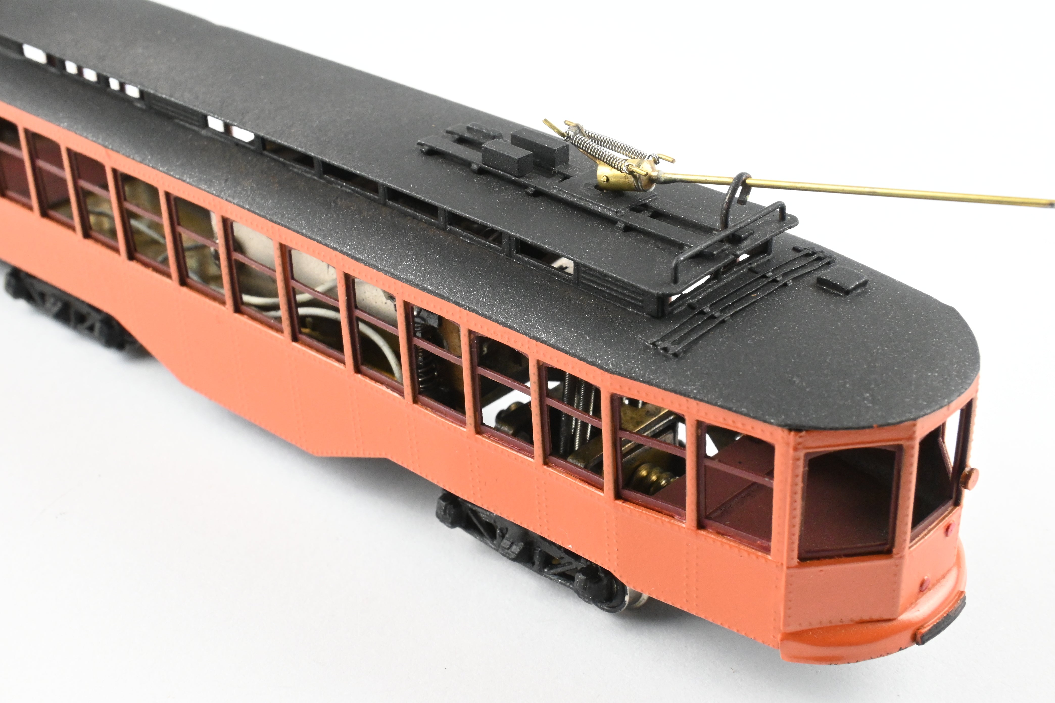 HO Scale Brass Fairfield Models Pittsburgh Railway Co. Single End Version Jones Trolley Car Collectible Model