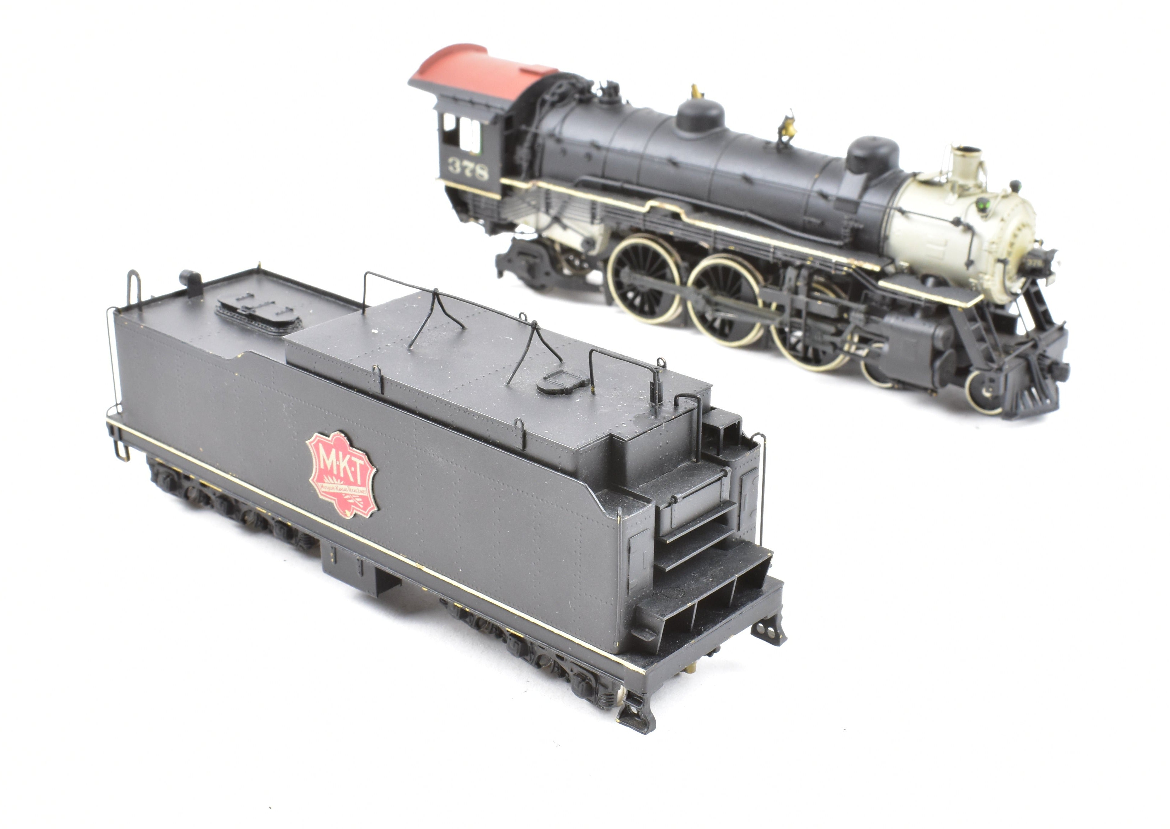Custom Painted HO Brass Hallmark Models MKT Missouri Kansas Texas 4-6-2 H-3A Pacific #378
