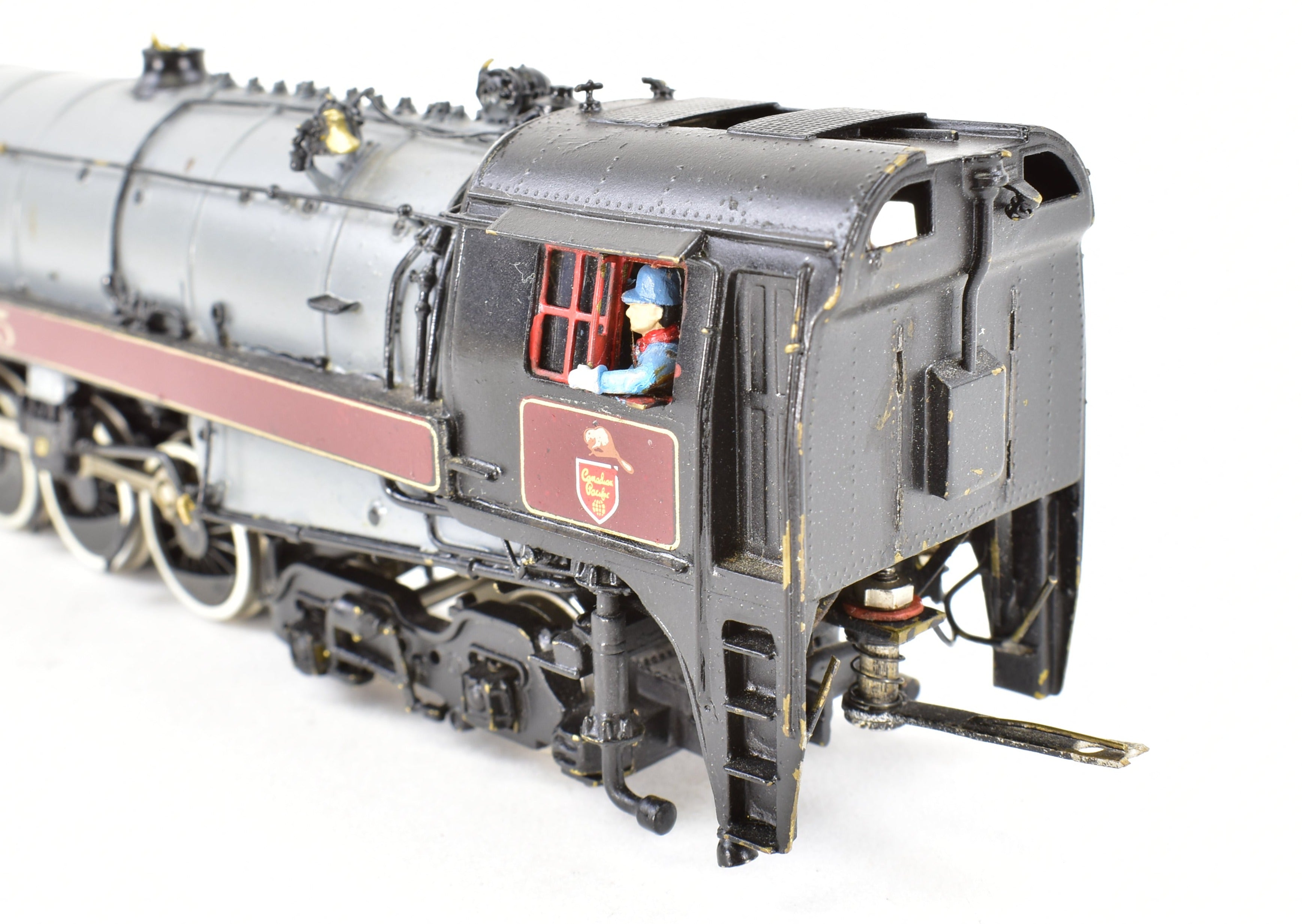 HO Scale Brass Model Train - Van Hobbies Canadian Pacific Railway T-1c 2-10-4 Selkirk with Custom Painting
