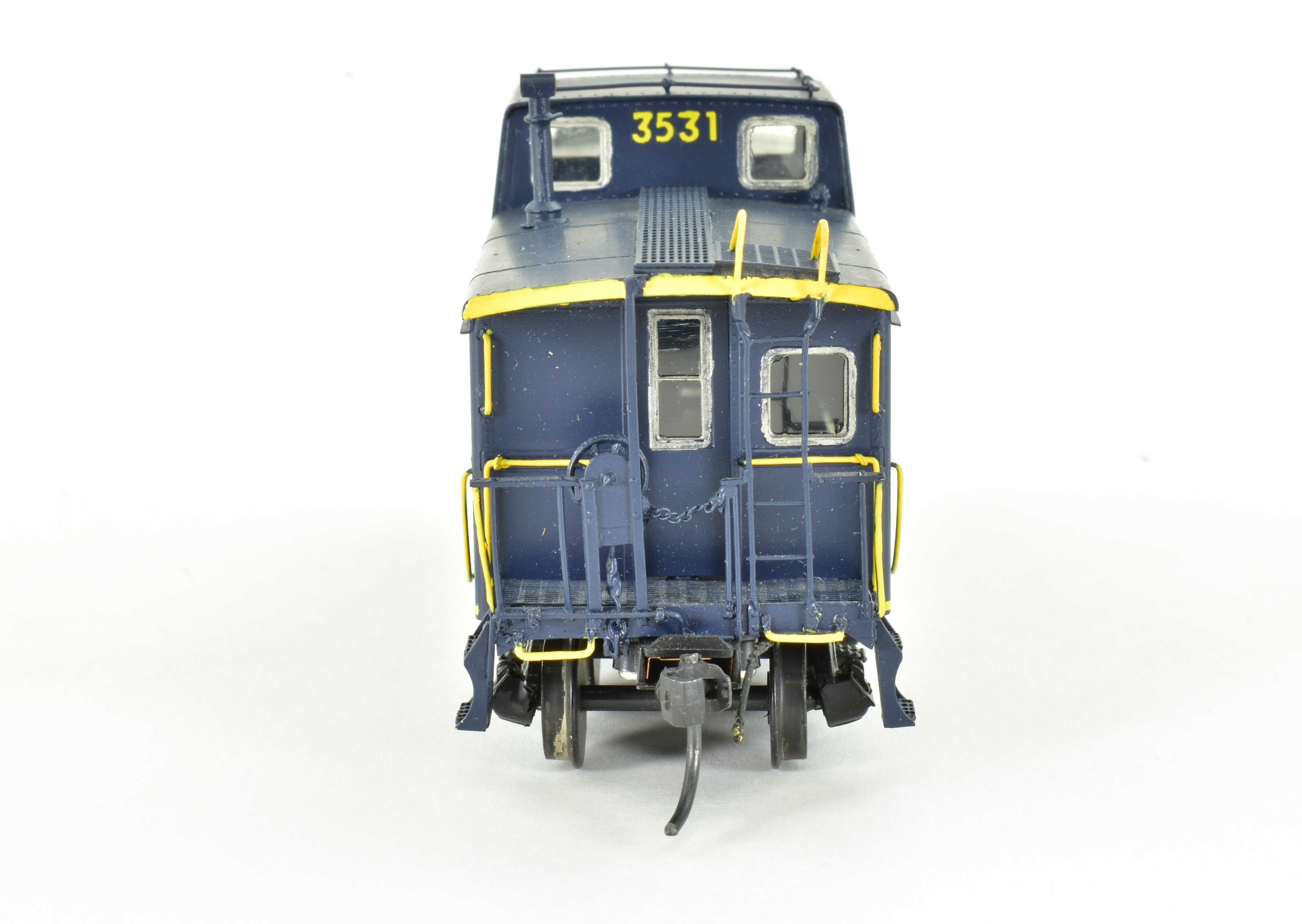 HO Brass OMI Chesapeake & Ohio Modernized Steel Caboose FP 3531, No Box