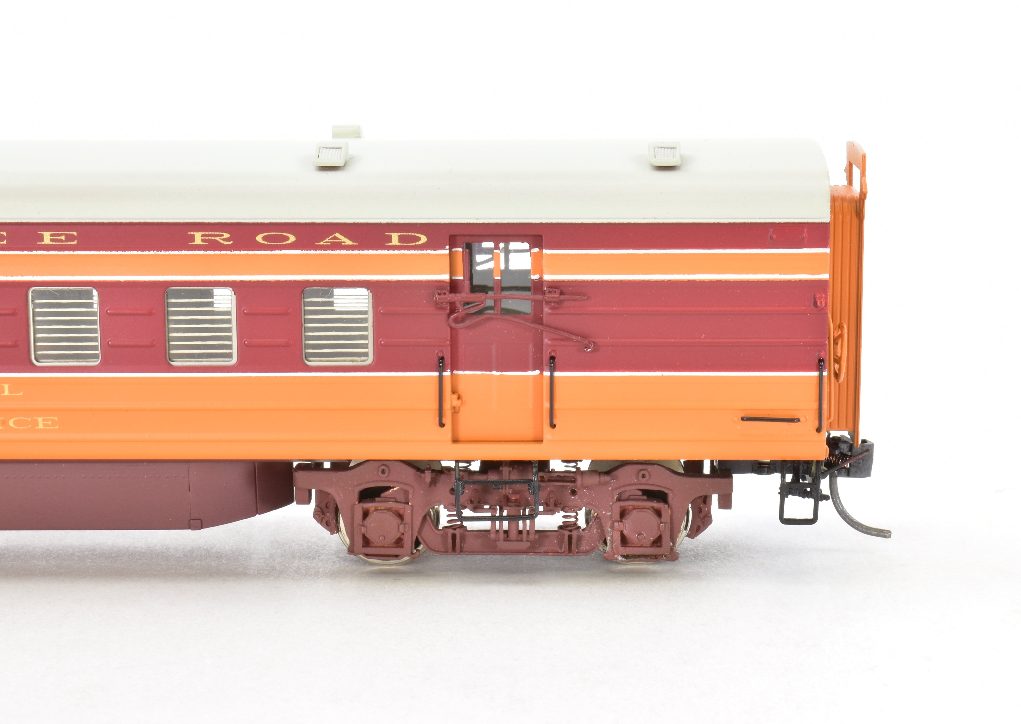 HO Brass Precision Scale Co. 1939 Milwaukee Road Hiawatha 60' Painted Railway Post Office Car