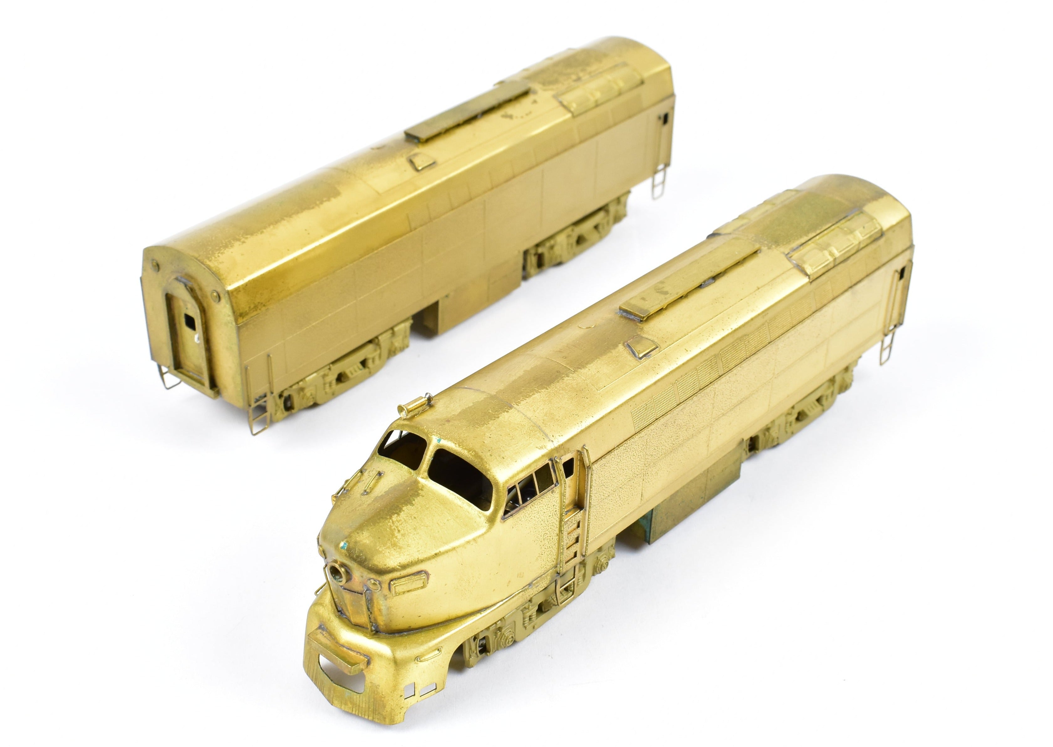 HO Scale Brass ALCO Model Train Set - Various Roads Baldwin RF - 16A & RF - 16B Powered Diesel Locomotives 2 - Unit Set