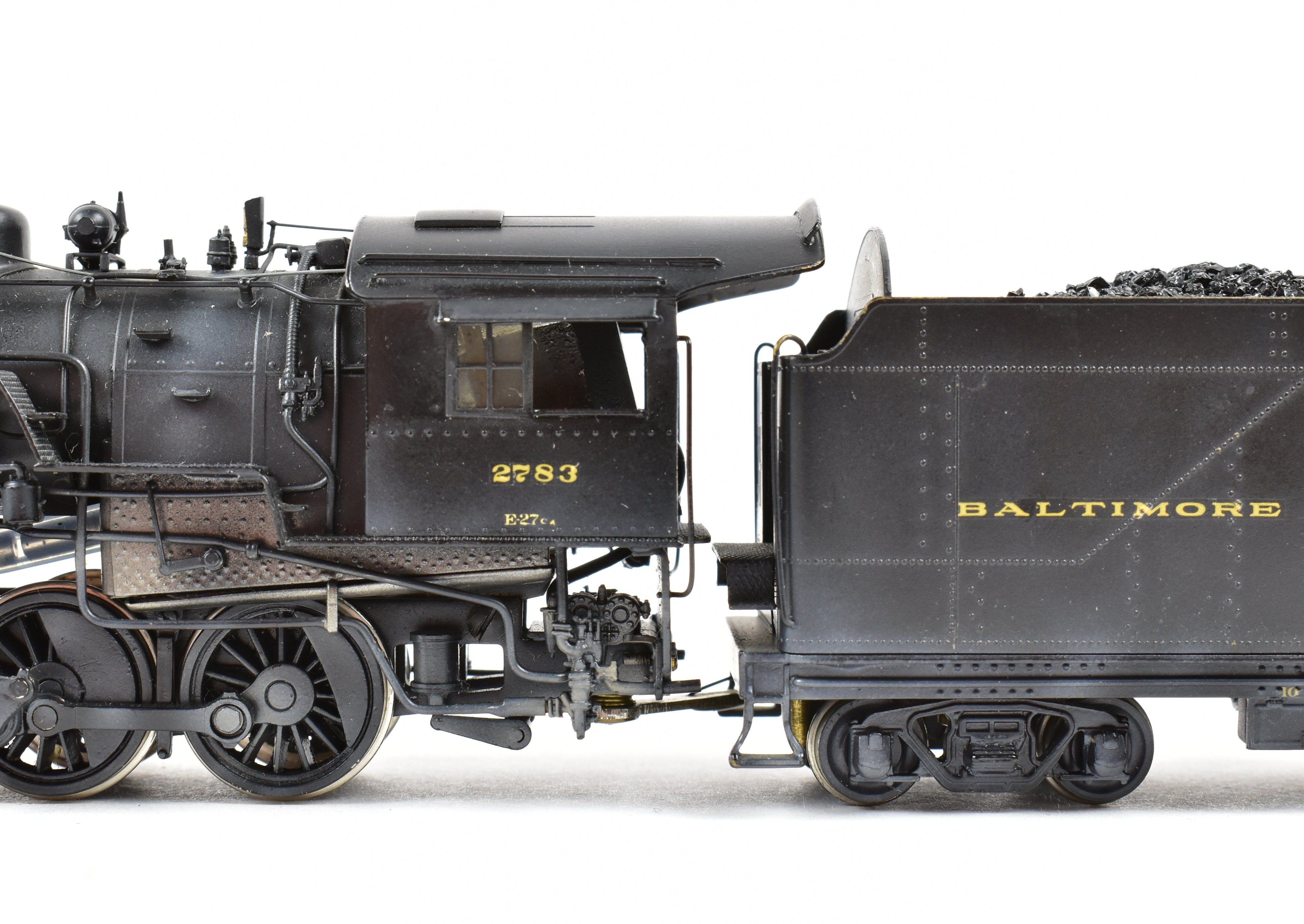HO Brass PFM United Baltimore & Ohio E-27ca 2-8-0 Pro Painted Model