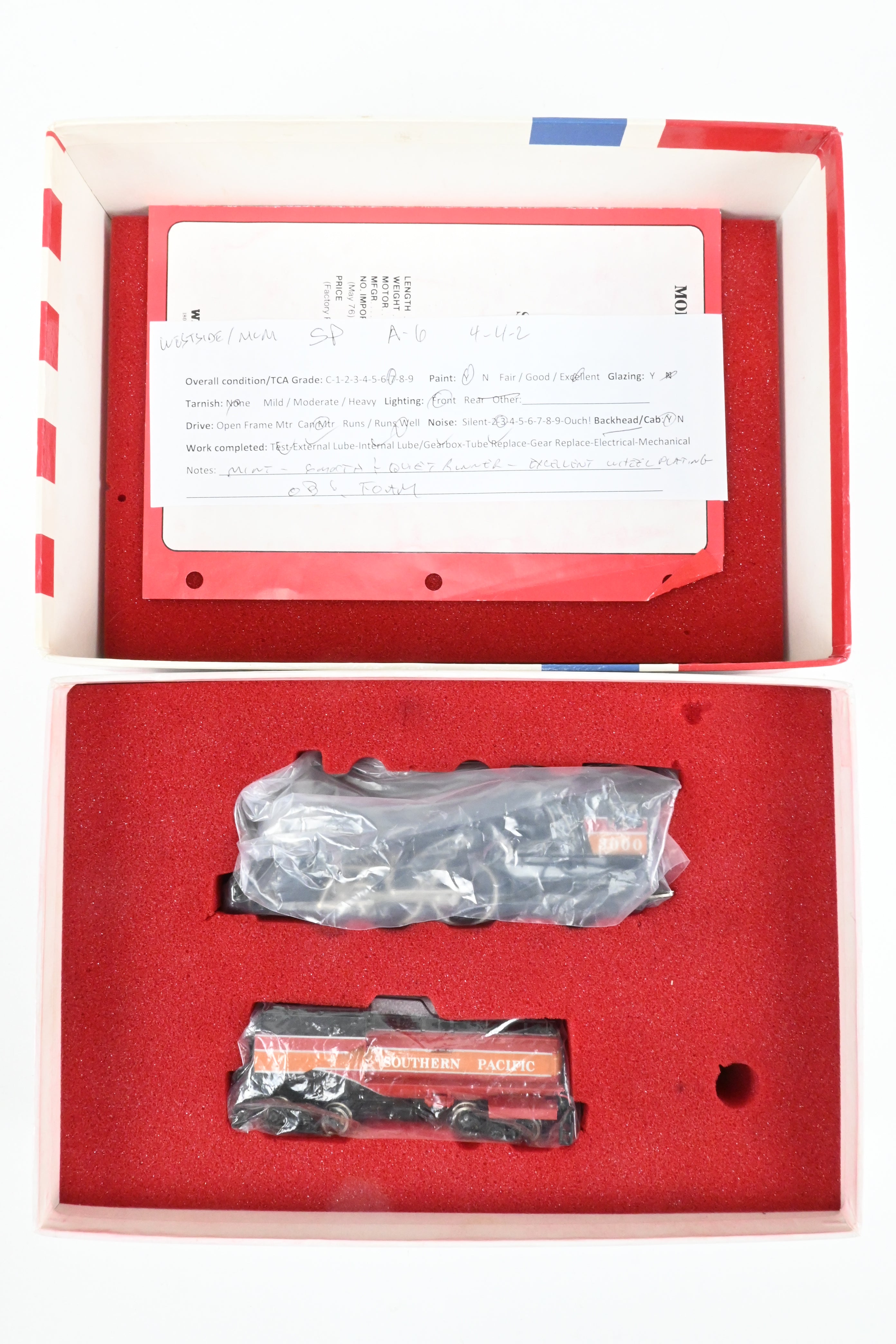 HO Scale Brass Westside Model Co. SP Southern Pacific A-6 Atlantic 4-4-2 Daylight #3000