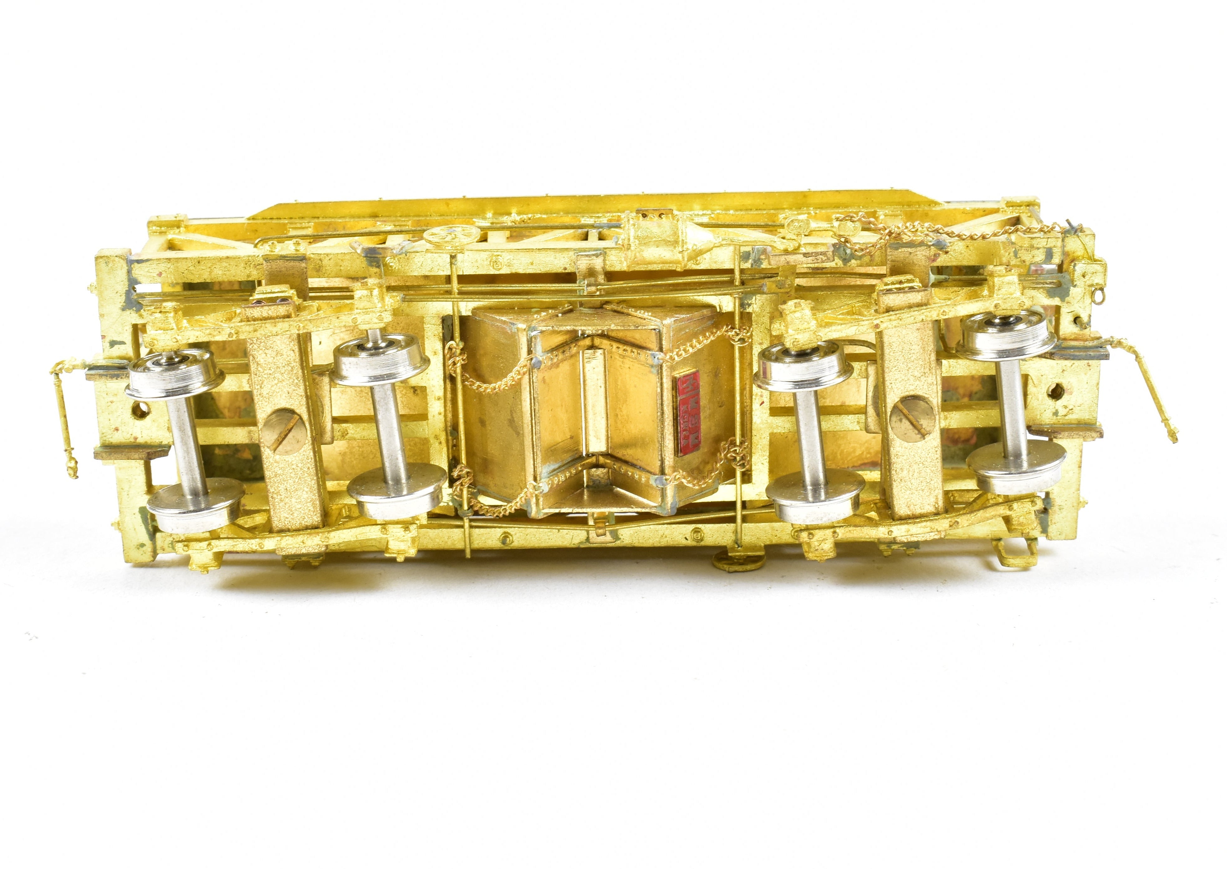 HOn3 Brass OMI Rock Car with Sprung Trucks from Overland Models in Great Condition