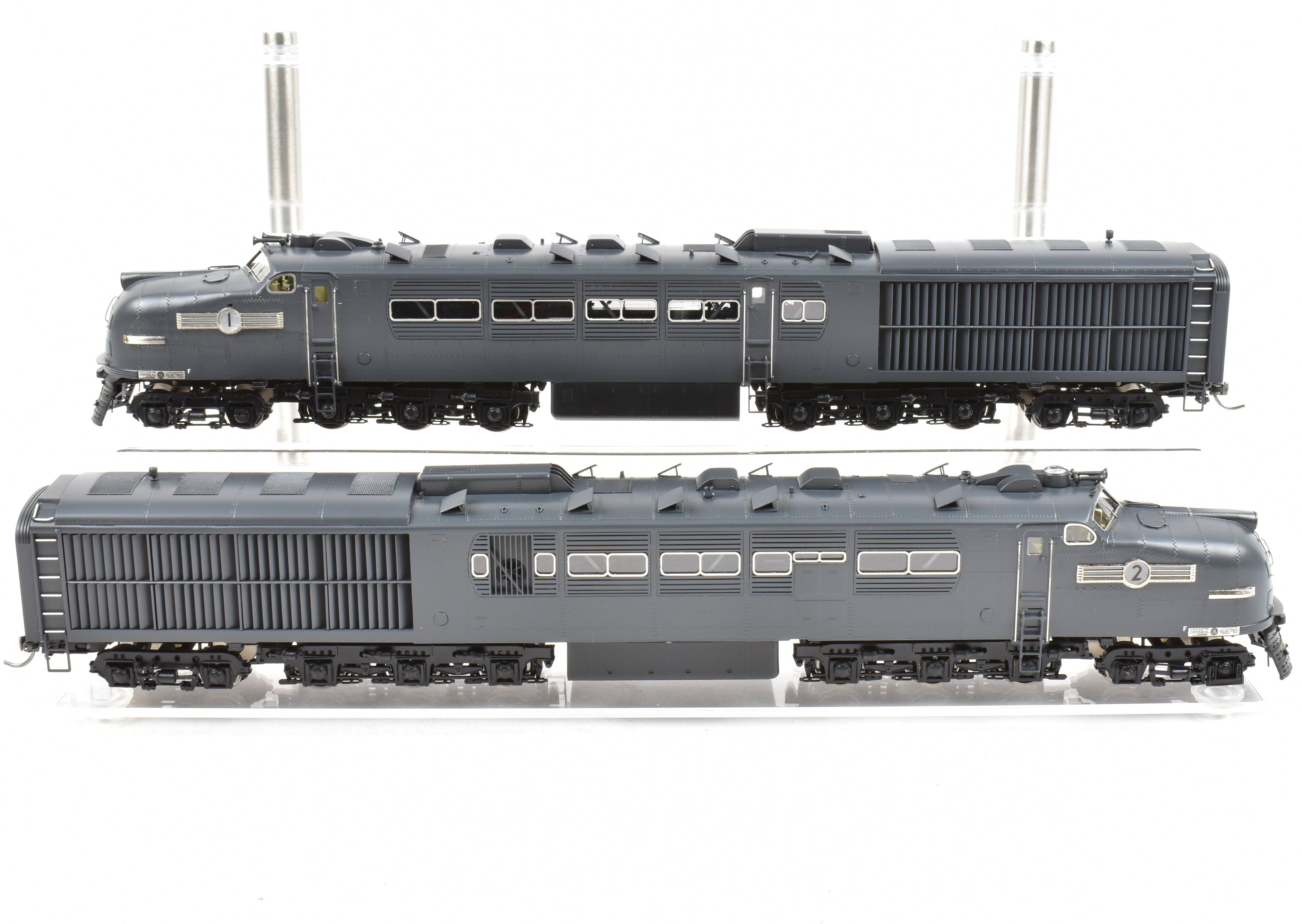HO NEW DVP Brass Great Northern General Electric Steam Turbine Set No.1 & No.2 - Last One!