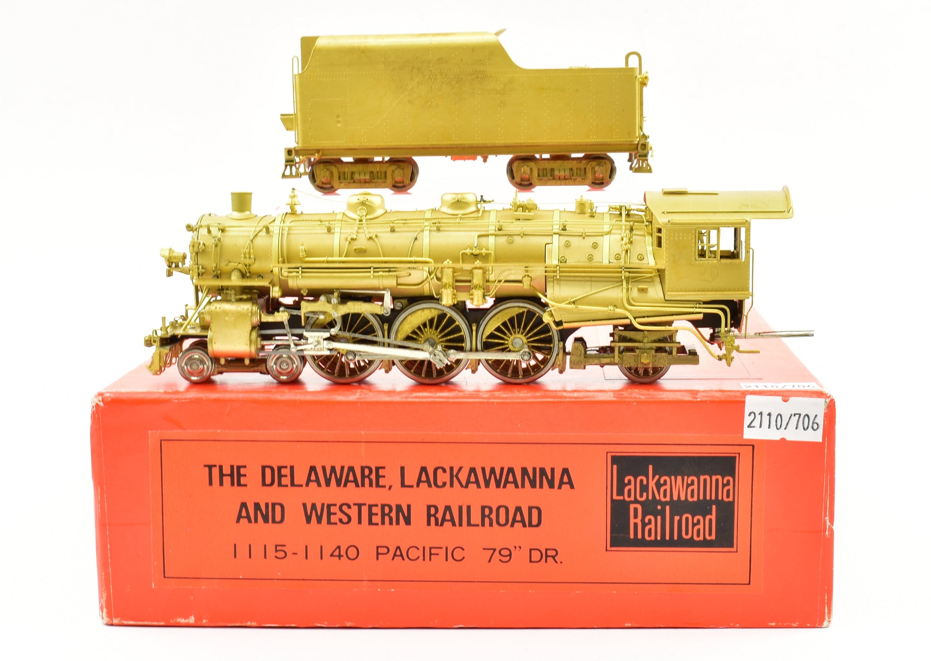 HO Scale Brass Locomotive Connector - Nickel Plate Products DL&W - Delaware Lackawanna & Western N - 6 4 - 6 - 2 Pacific Steam Locomotive Models #1115 - 11140