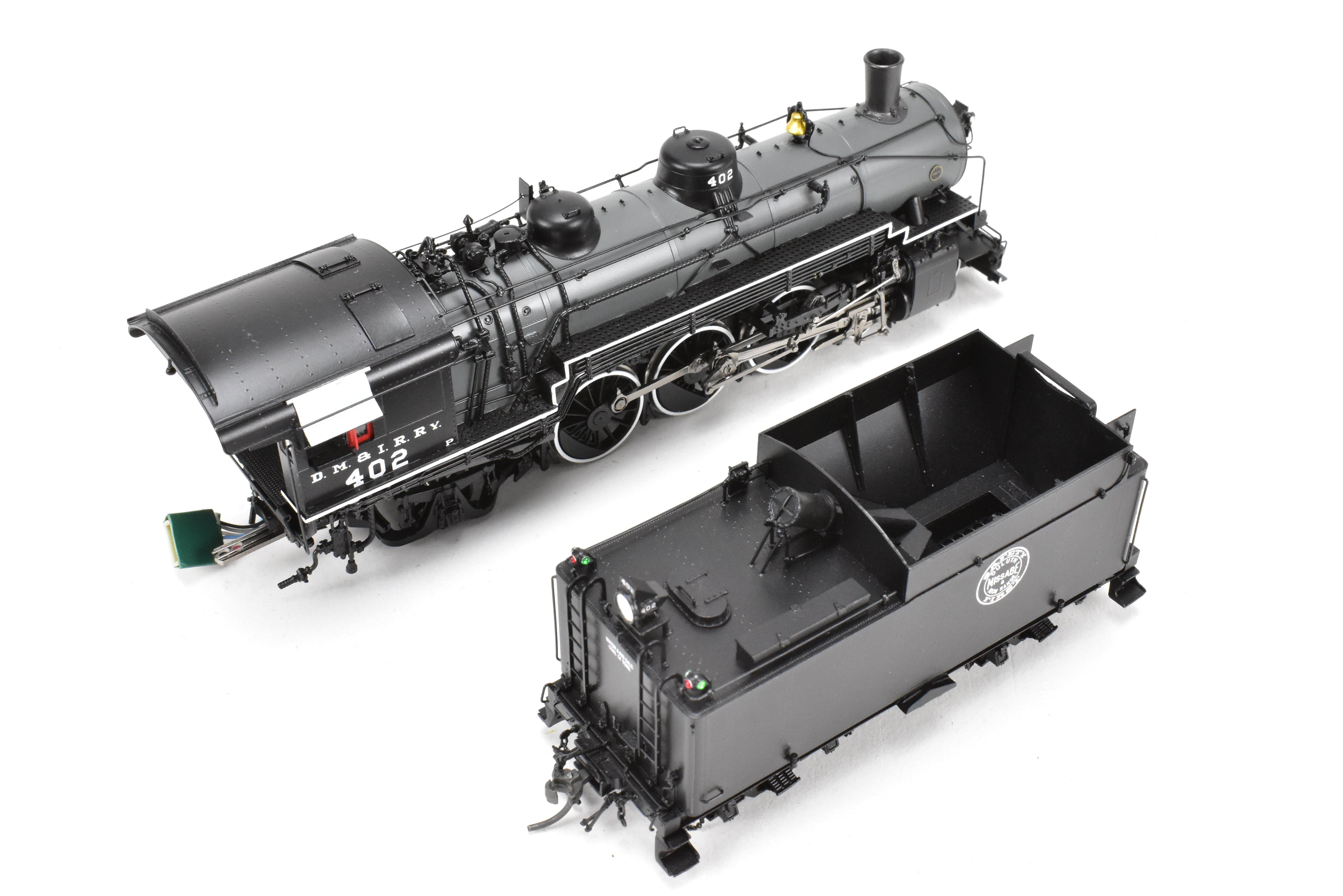 HO Brass DVP - DM&IR Class P 4-6-2 #402 Grey Boiler with TCS DDC and Sound