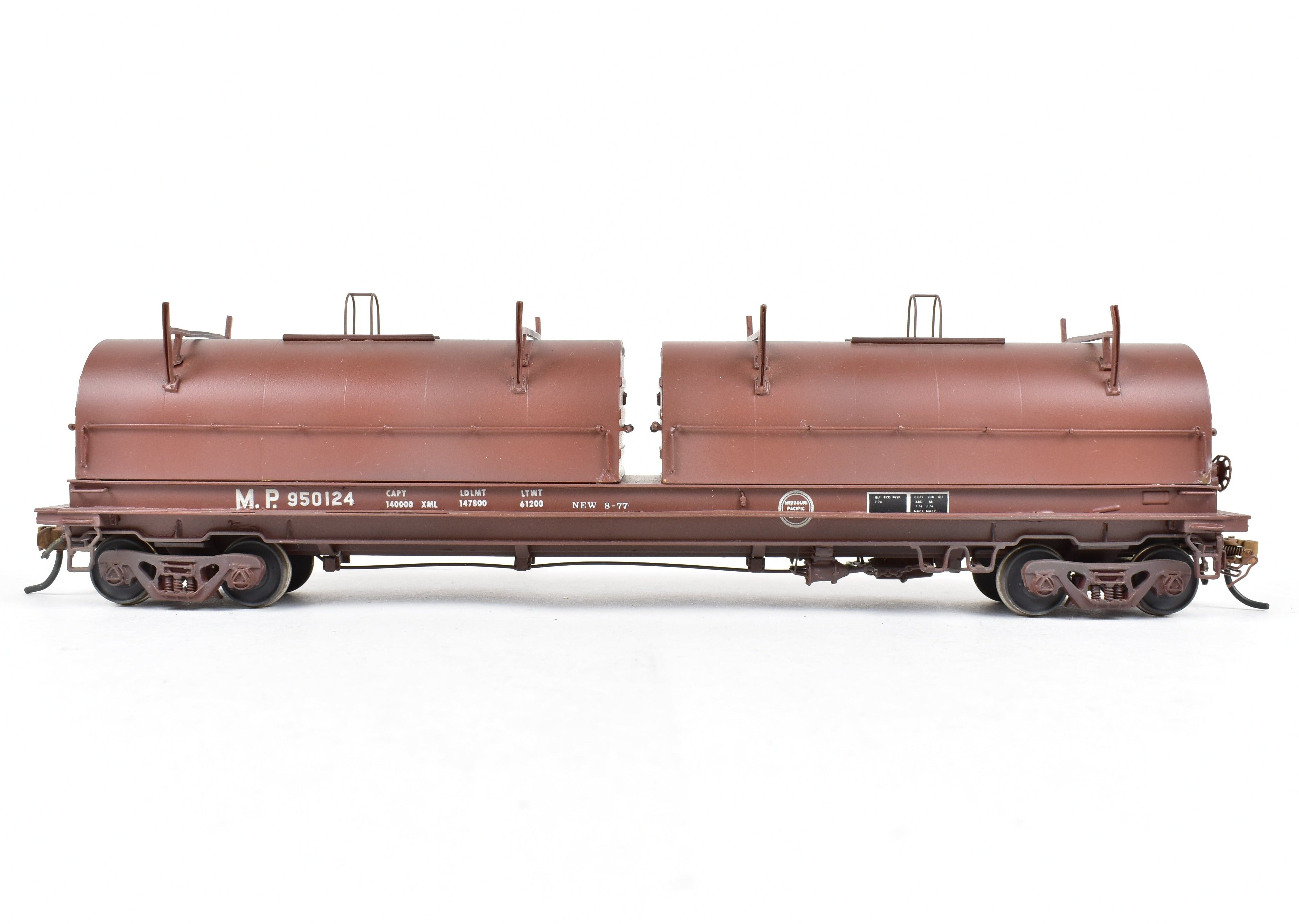 HO Brass OMI Thrall Coil Steel Car Painted for Mopac by Overland Models