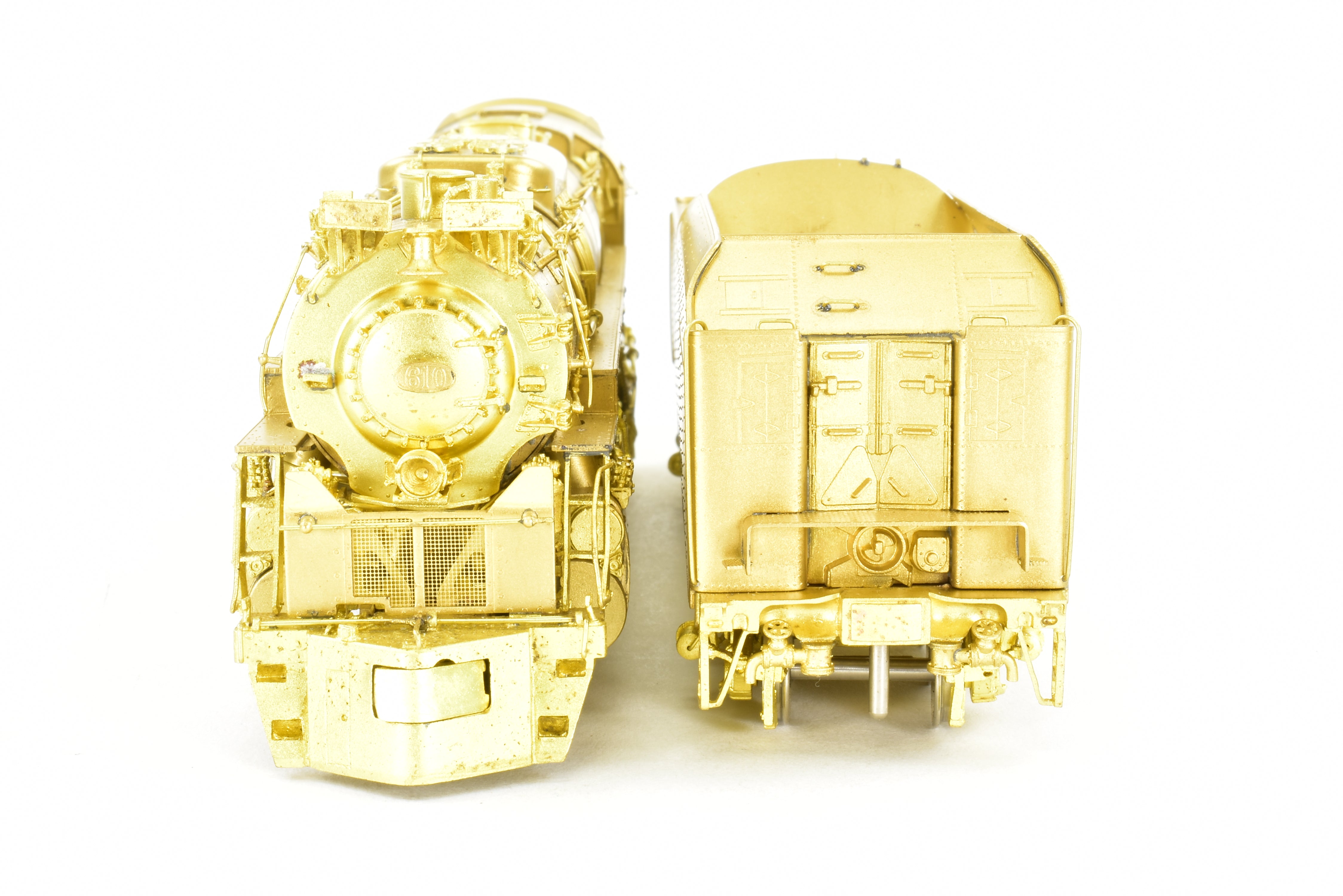 HO Scale Brass Key Imports Chesapeake & Ohio J - 3a 610 Class 4 - 8 - 4 Steam Locomotive Model in Greenbrier Color