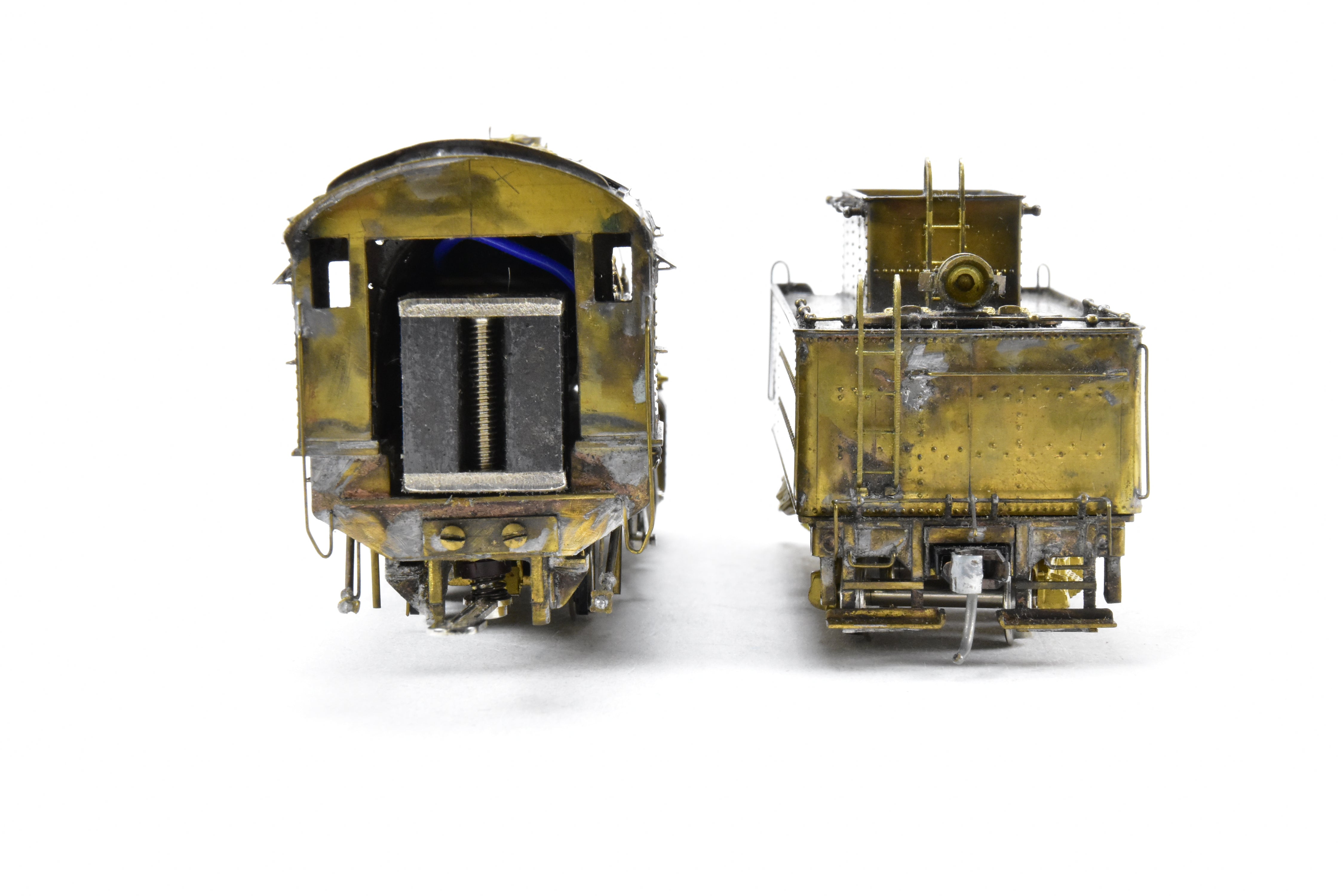 Exquisite HO Scale Brass Custom Model of Missouri Pacific 0-8-0 No. 9701 Scratch Built by Joe G. Collias - One-of-a-Kind Collector's Item