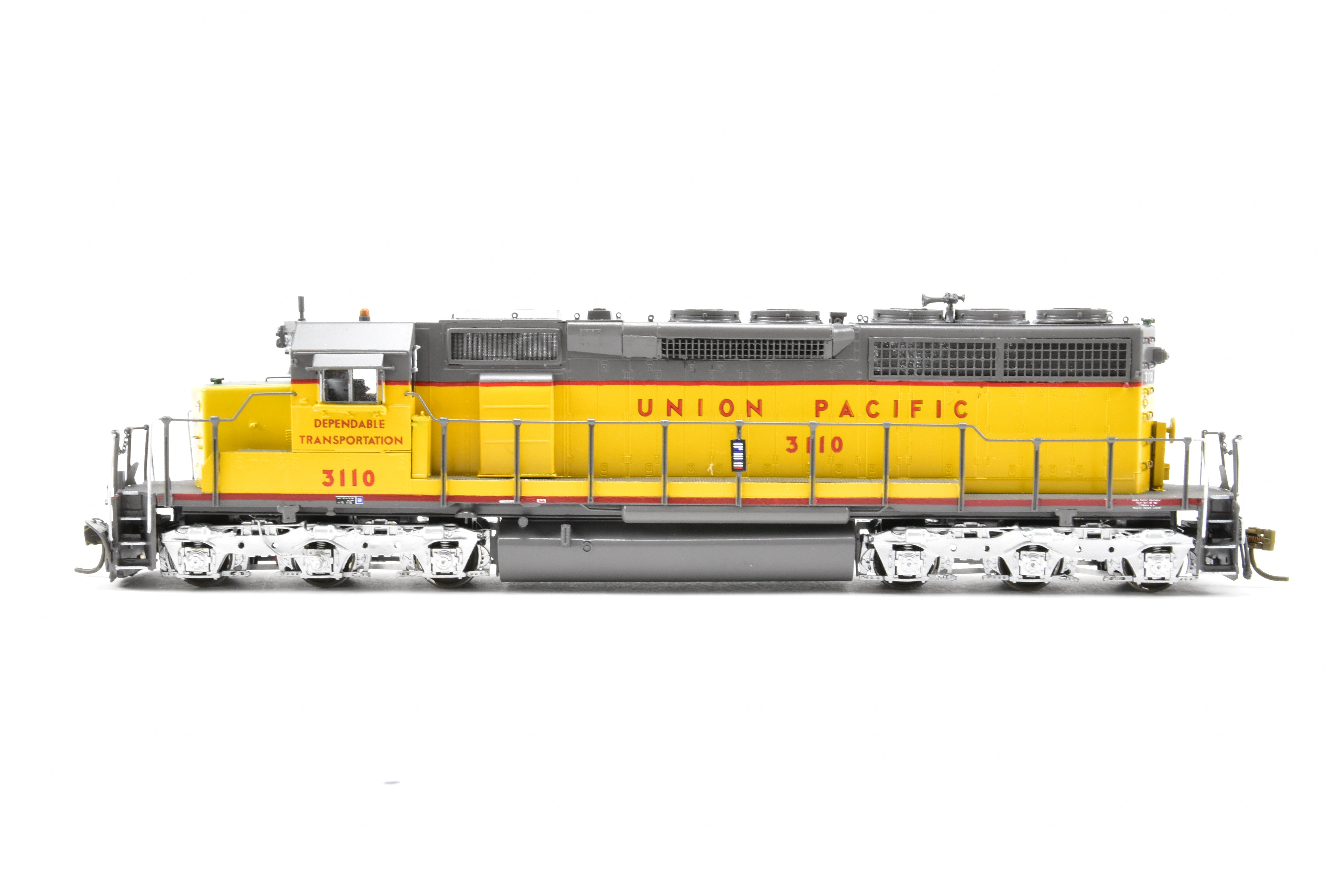 HO Scale Brass Model Train - Overland Models Inc. Union Pacific EMD SD40 Locomotives, Nos. 3083 - 3122, Specifically CP #3110
