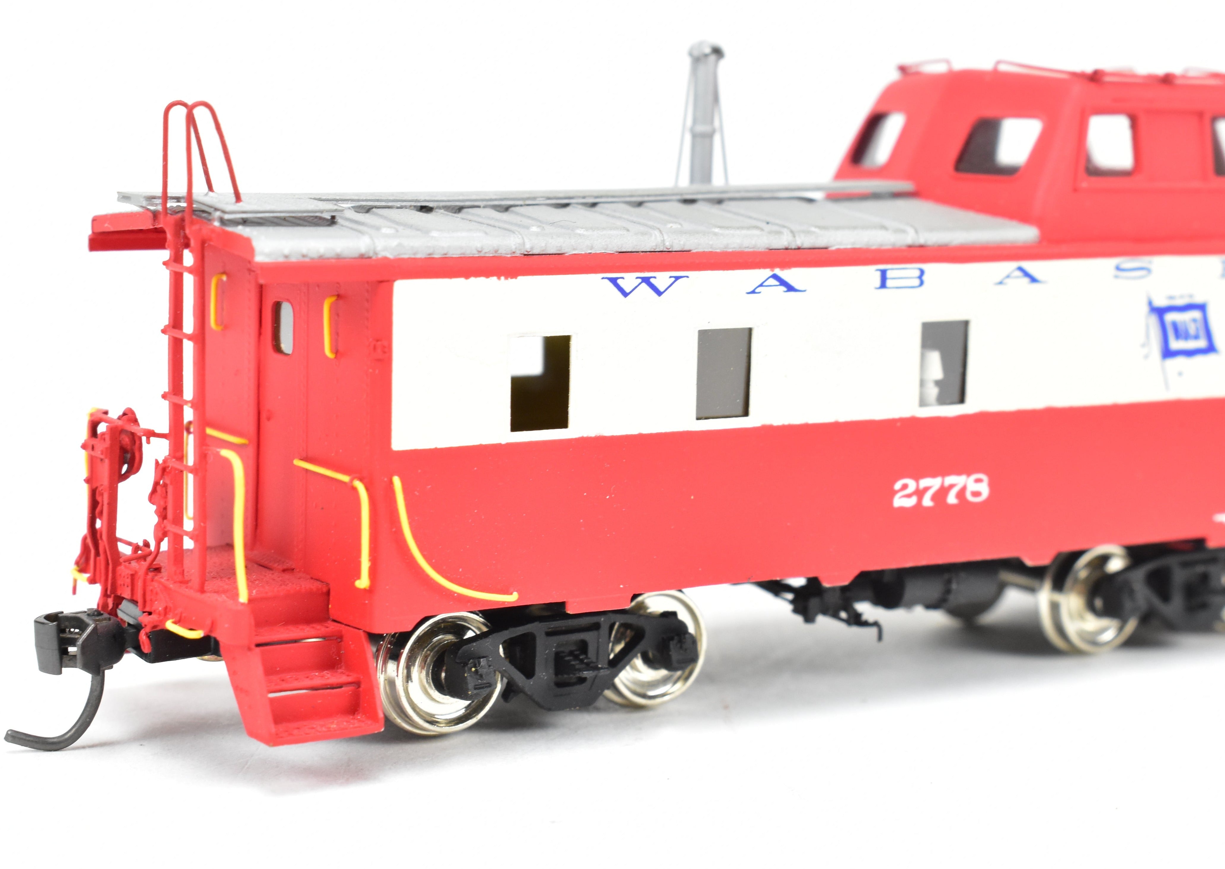 HO Scale Brass Model - Overland Models, Inc. (OMI) Wabash Streamlined Cupola Caboose Pro - Painted with Road Number 2778
