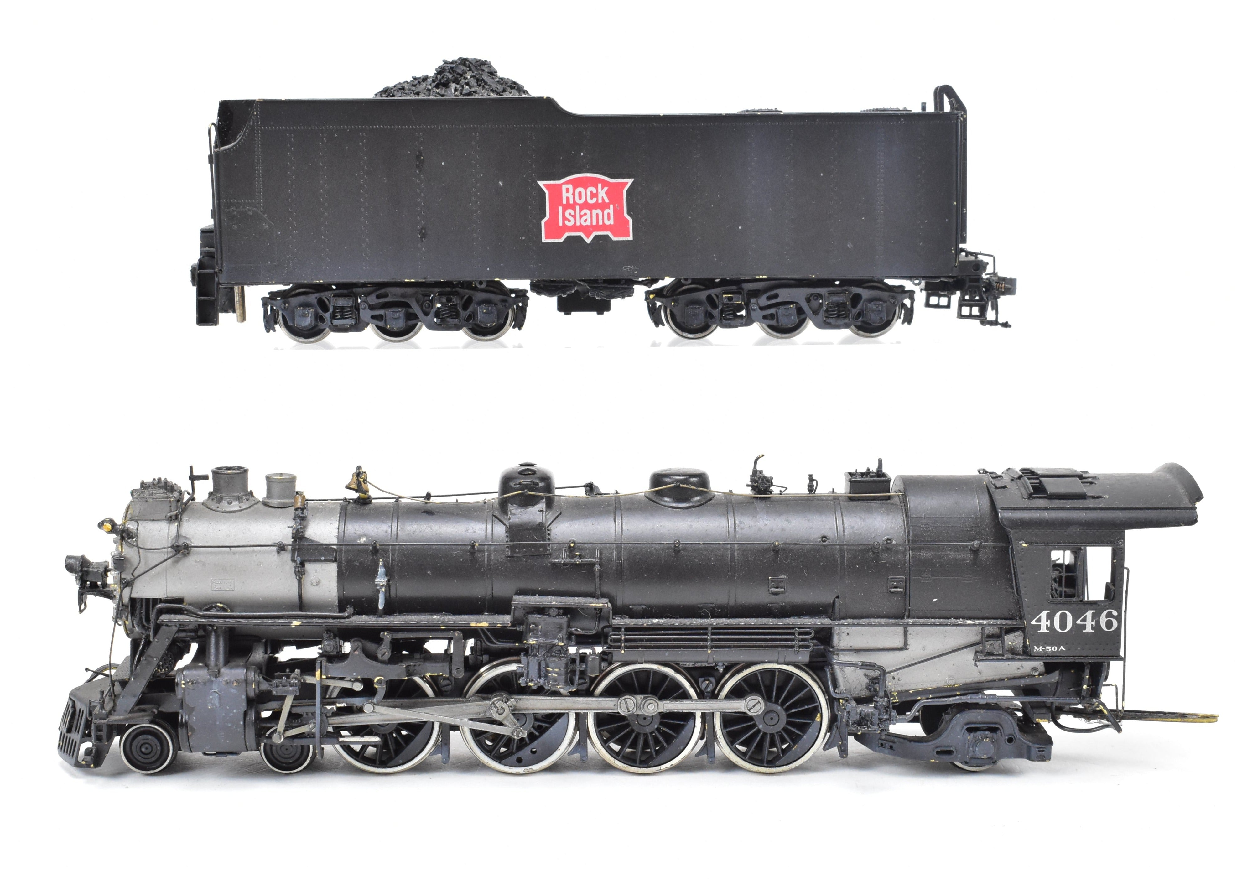 HO Scale Brass Hallmark CRI&P Rock Island M-50A 4-8-2 No. 4046 Model