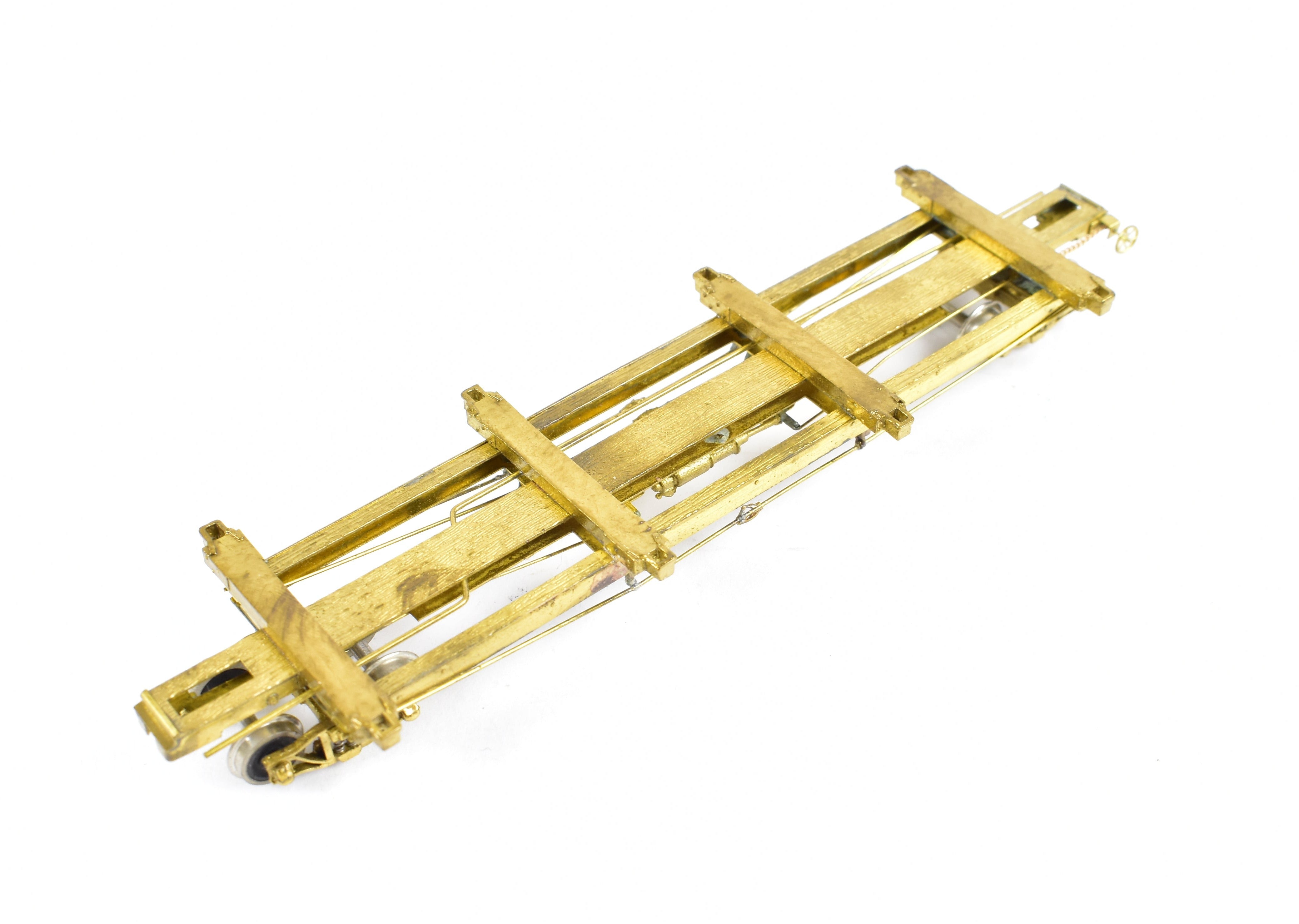 HOn3 Brass Oriental Limited Narrow Gauge Log Car with Spare Parts