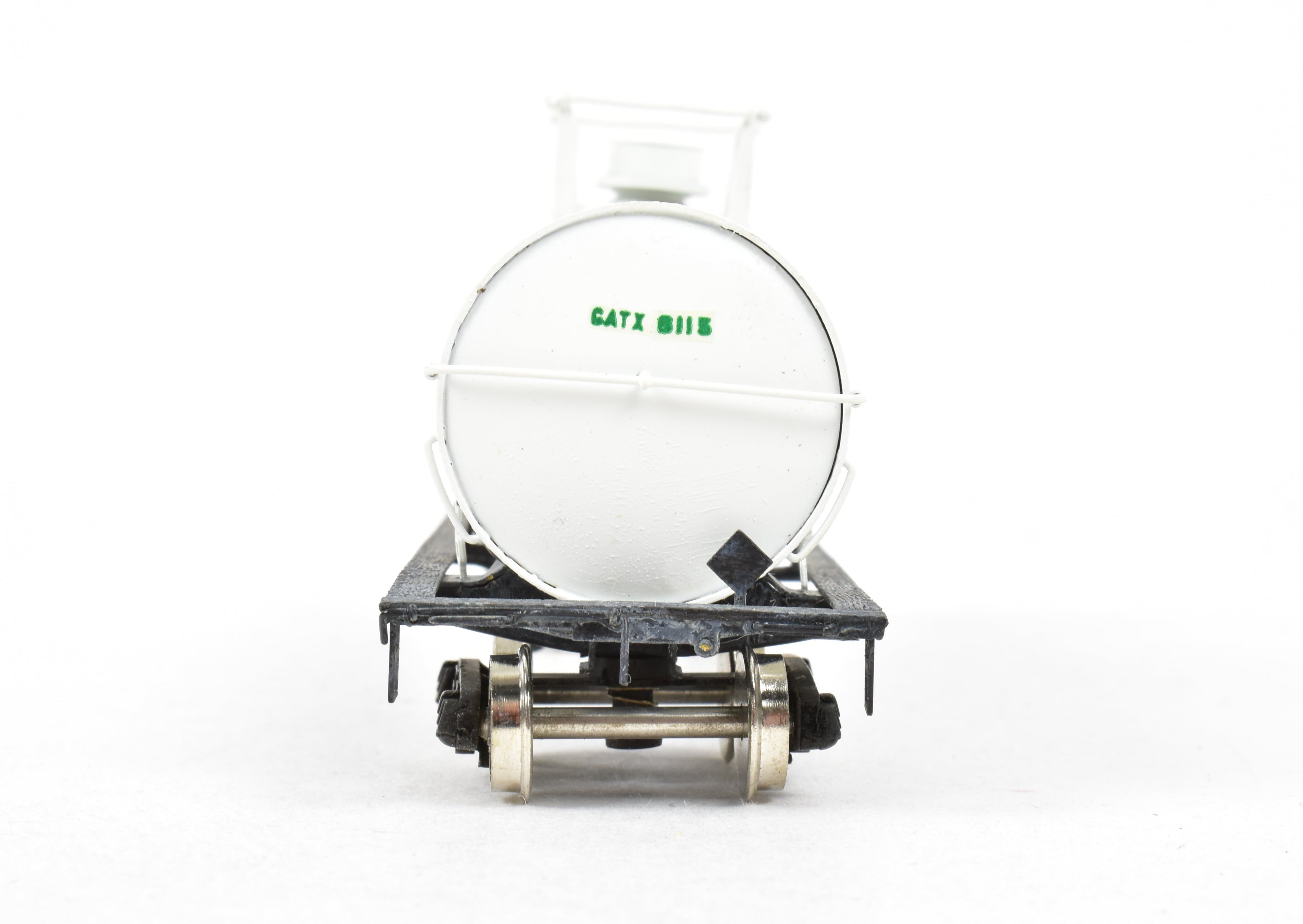 HO Scale Brass Precision Scale Co. 11,141 Gallon White Shamrock Painted Tank Car