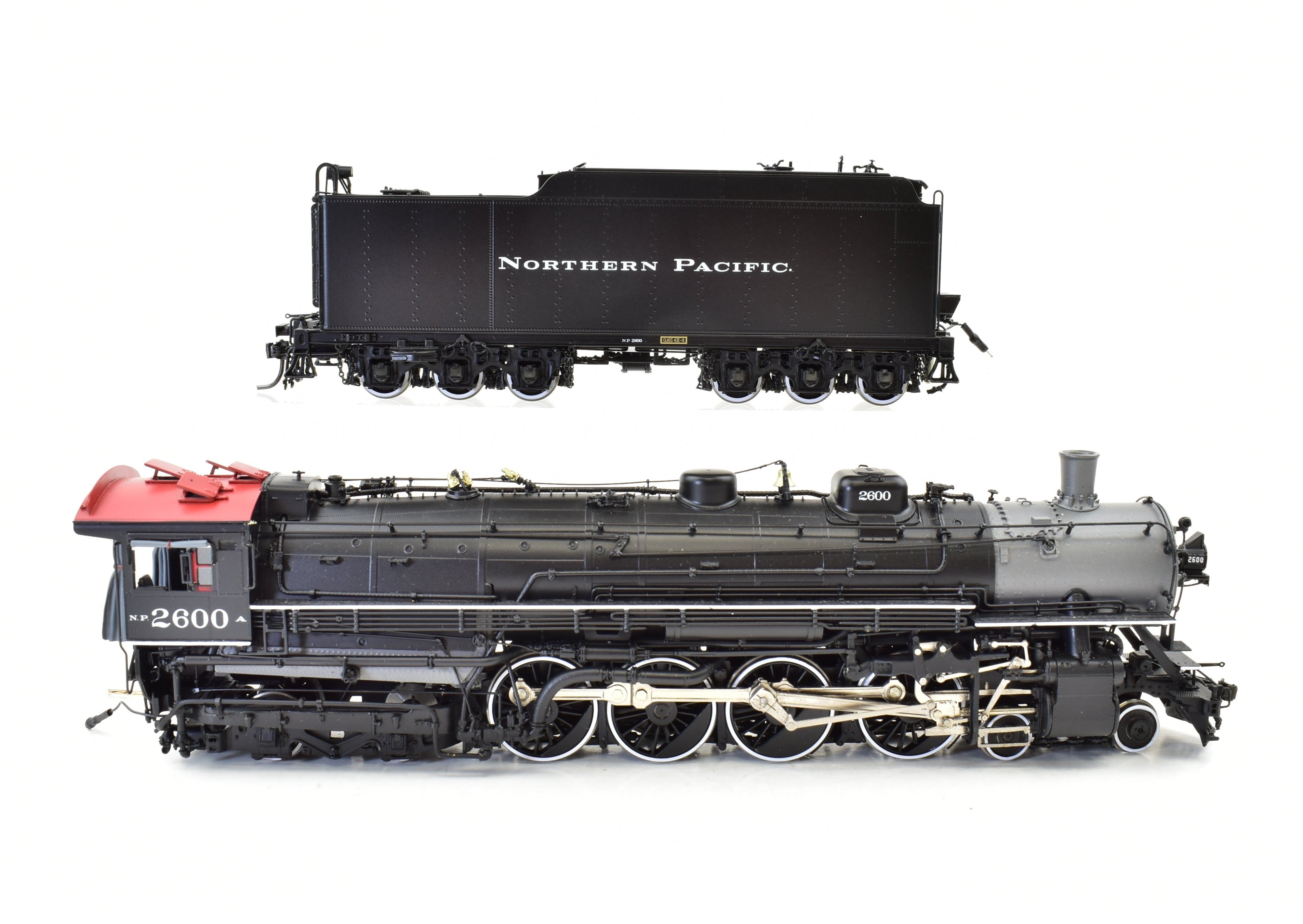 HO Brass W&R Enterprises NP Northern Pacific Class A 4-8-4 V2 FP #2600 Model