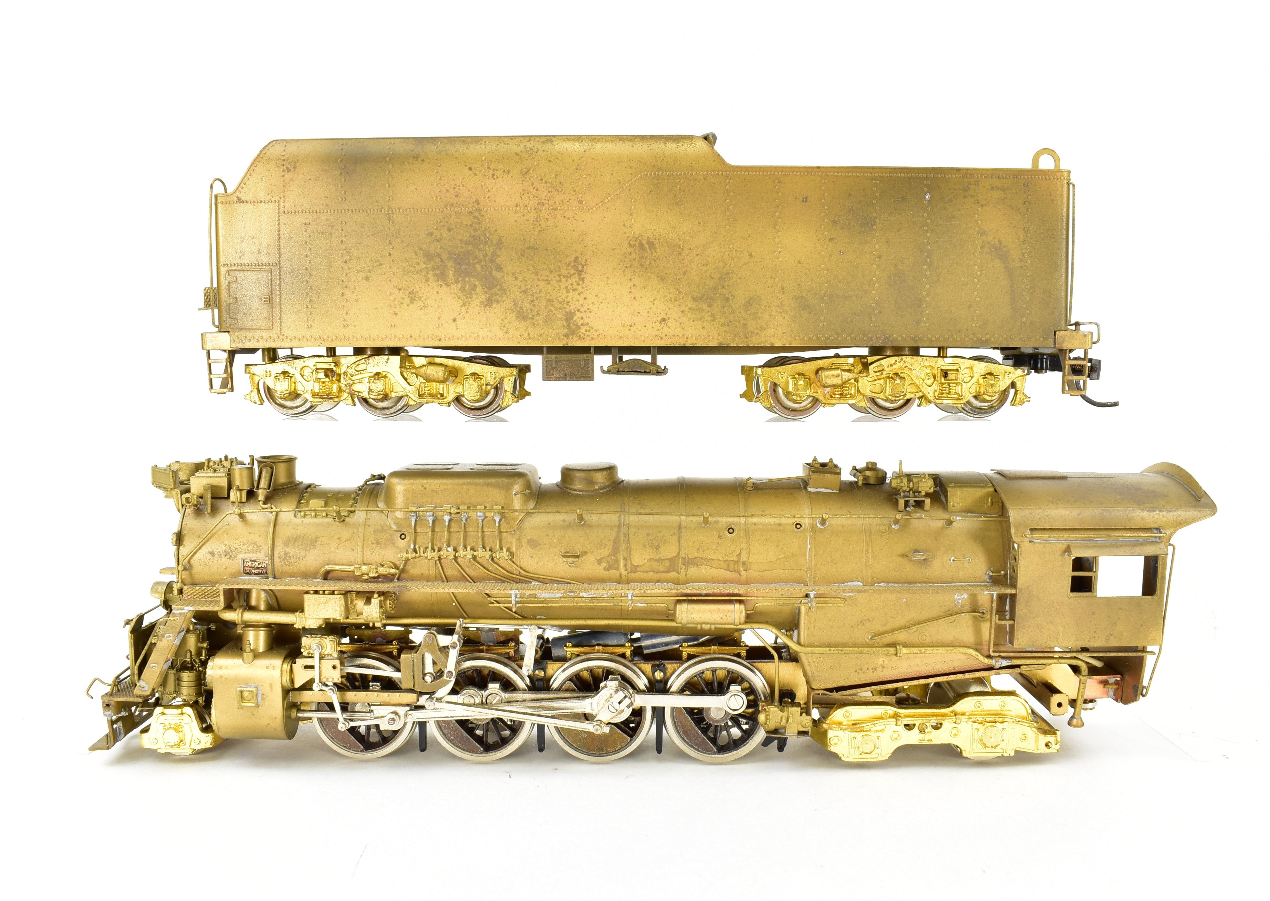 HO Scale Brass Pacific Fast Mail (PFM) Model Train - United C&O - Chesapeake & Ohio 2-8-4 Kanawha Locomotive