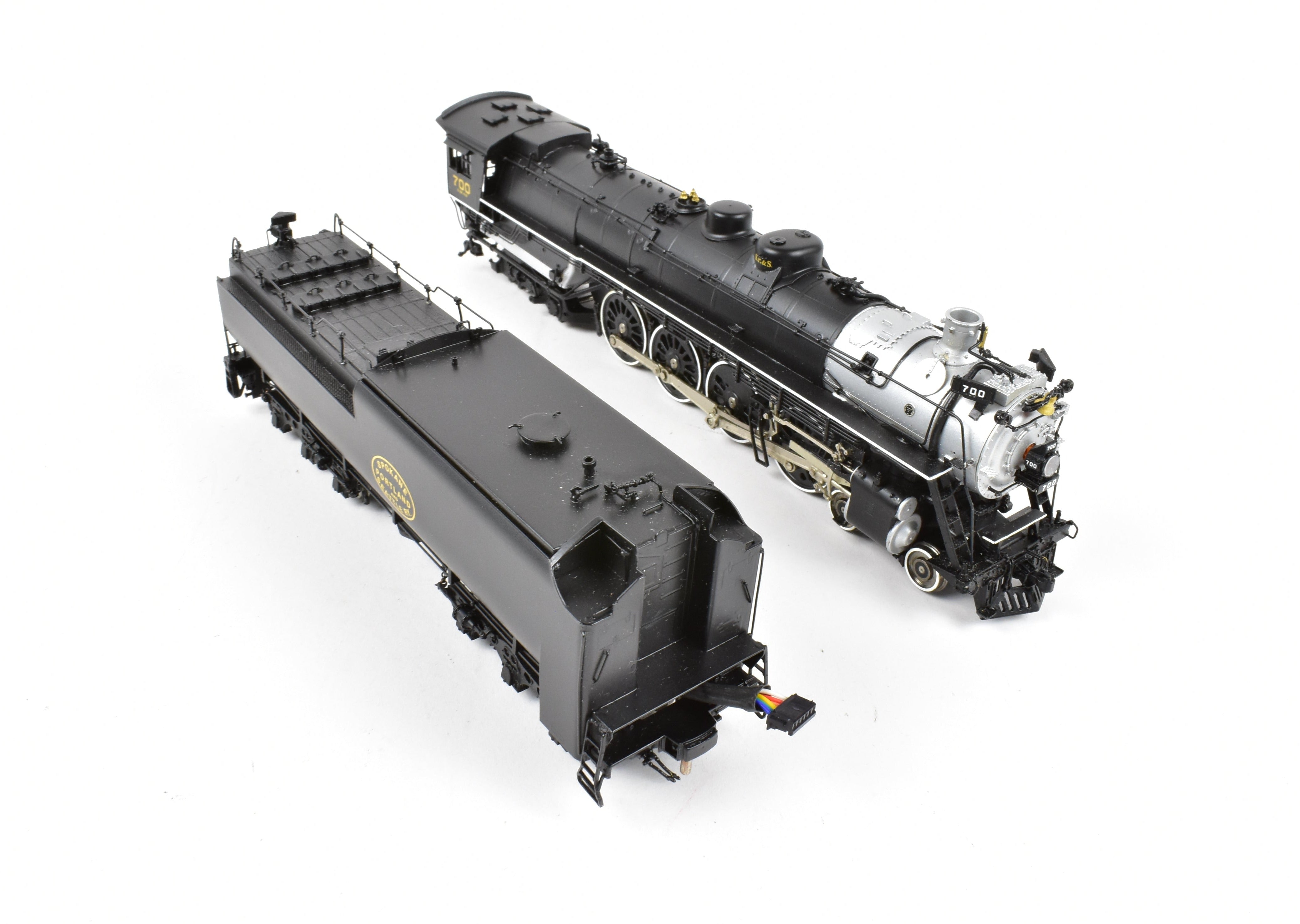 Sunset Models HO Brass SP&S E-1 4-8-4 FP #700 with QSI DCC & Sound