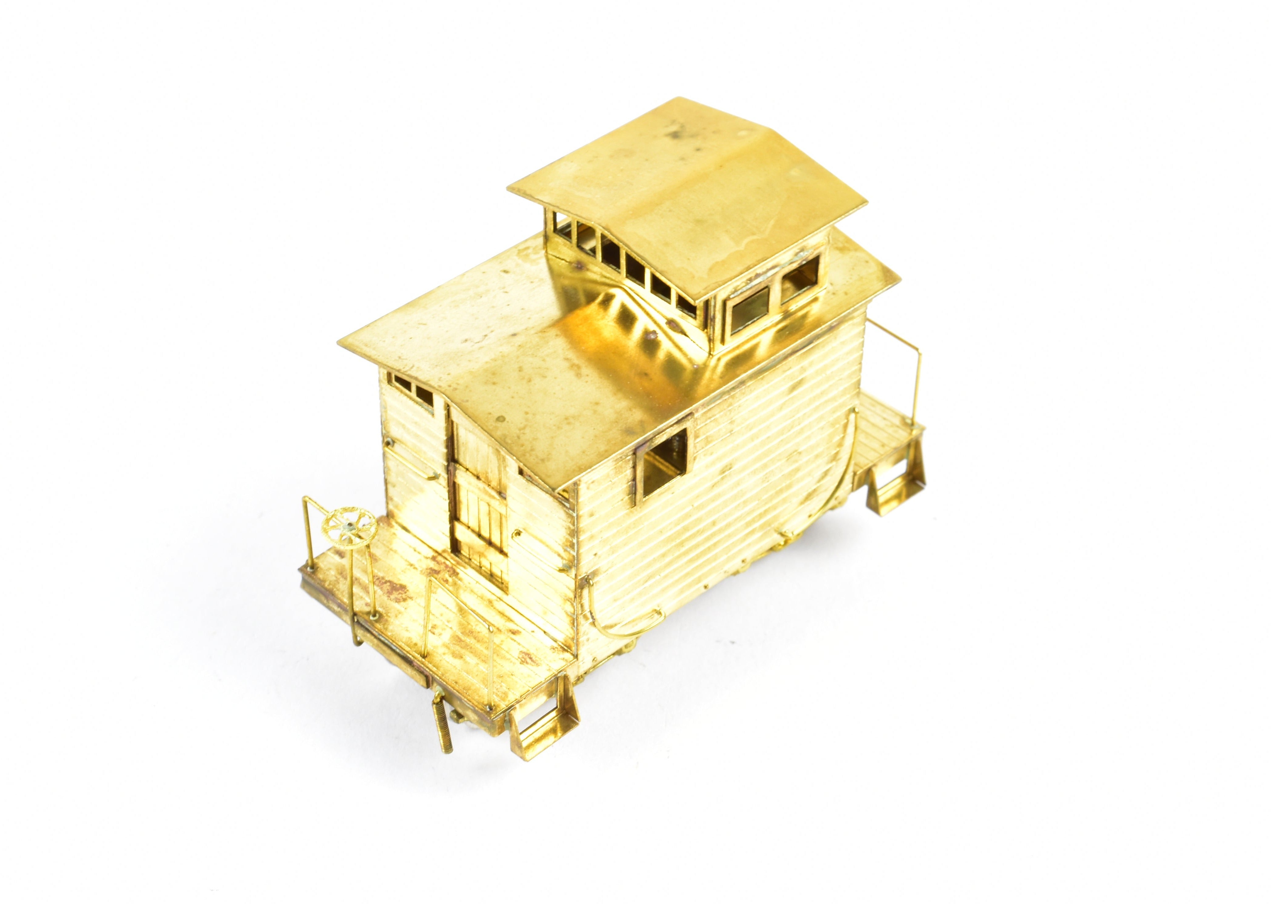 HOn3 Scale Brass Model Train Westside Lumber Co. Short Caboose No. 7 by Westside Model Co.