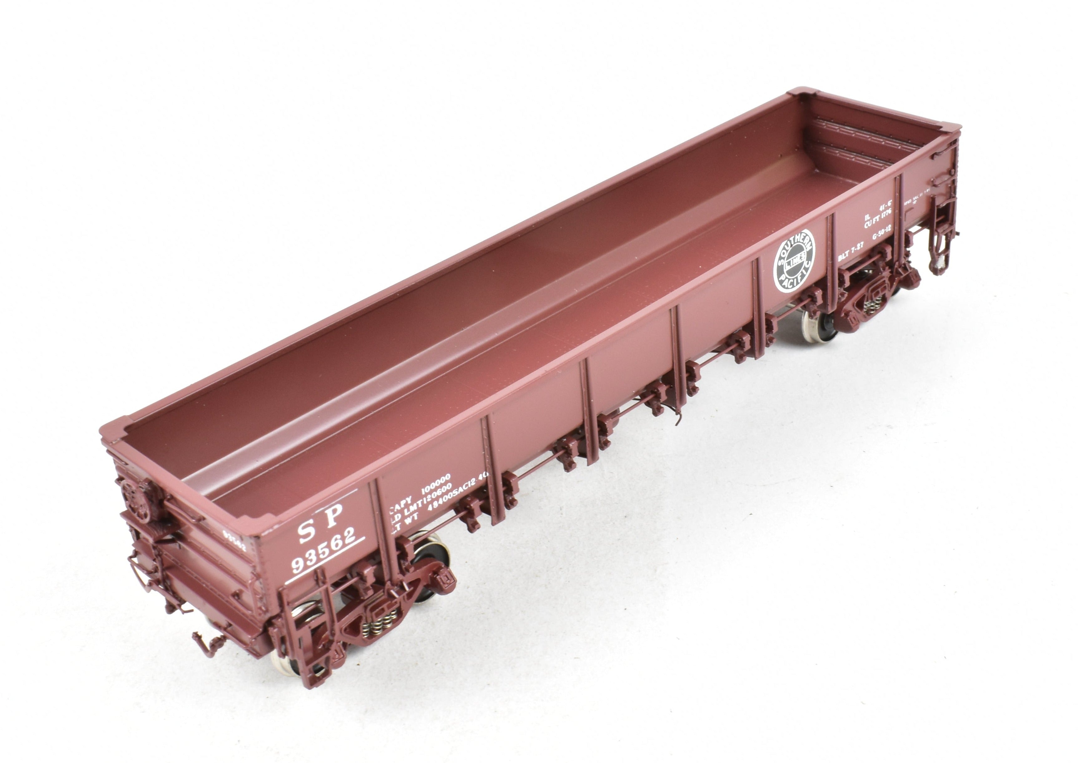 1940s HO Brass Southern Pacific Class G50 - 12 Drop Bottom Gondola by Challenger Imports