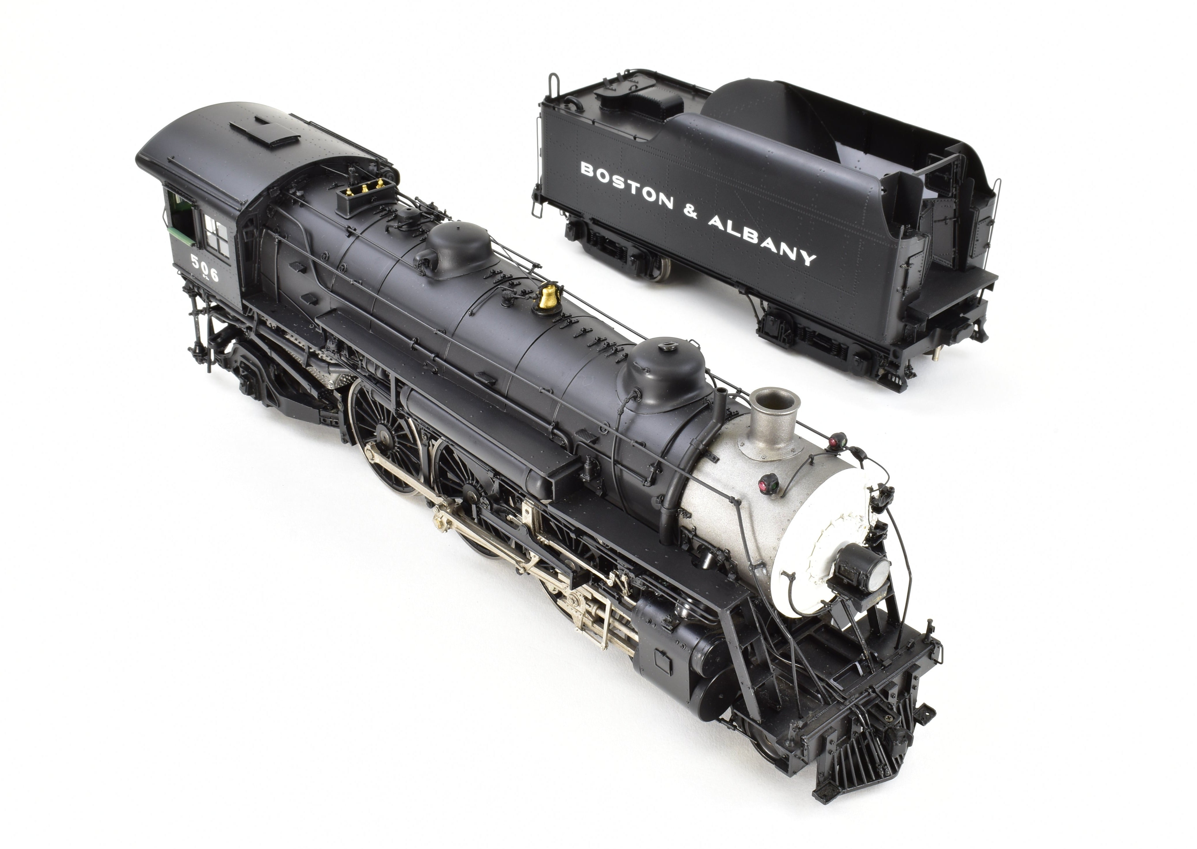 O Scale 1:48 Brass Steam Locomotive - Key Imports B&A - Boston & Albany K-3n 4-6-2 Pacific Factory Painted Model #506