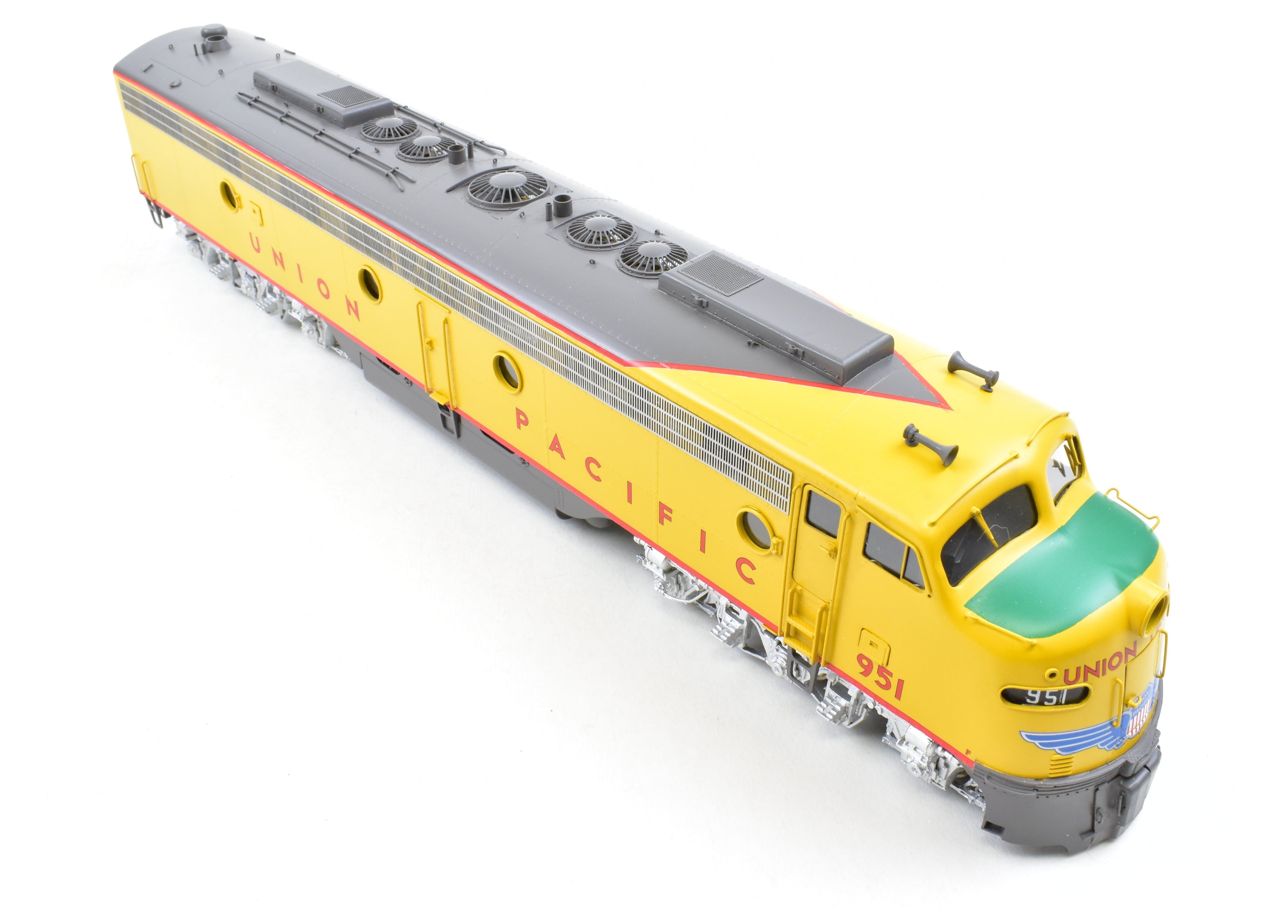 S Scale Brass Union Pacific (UP) EMD E8/9 A-Unit Model by River Raisin Models with Factory Painted Finish