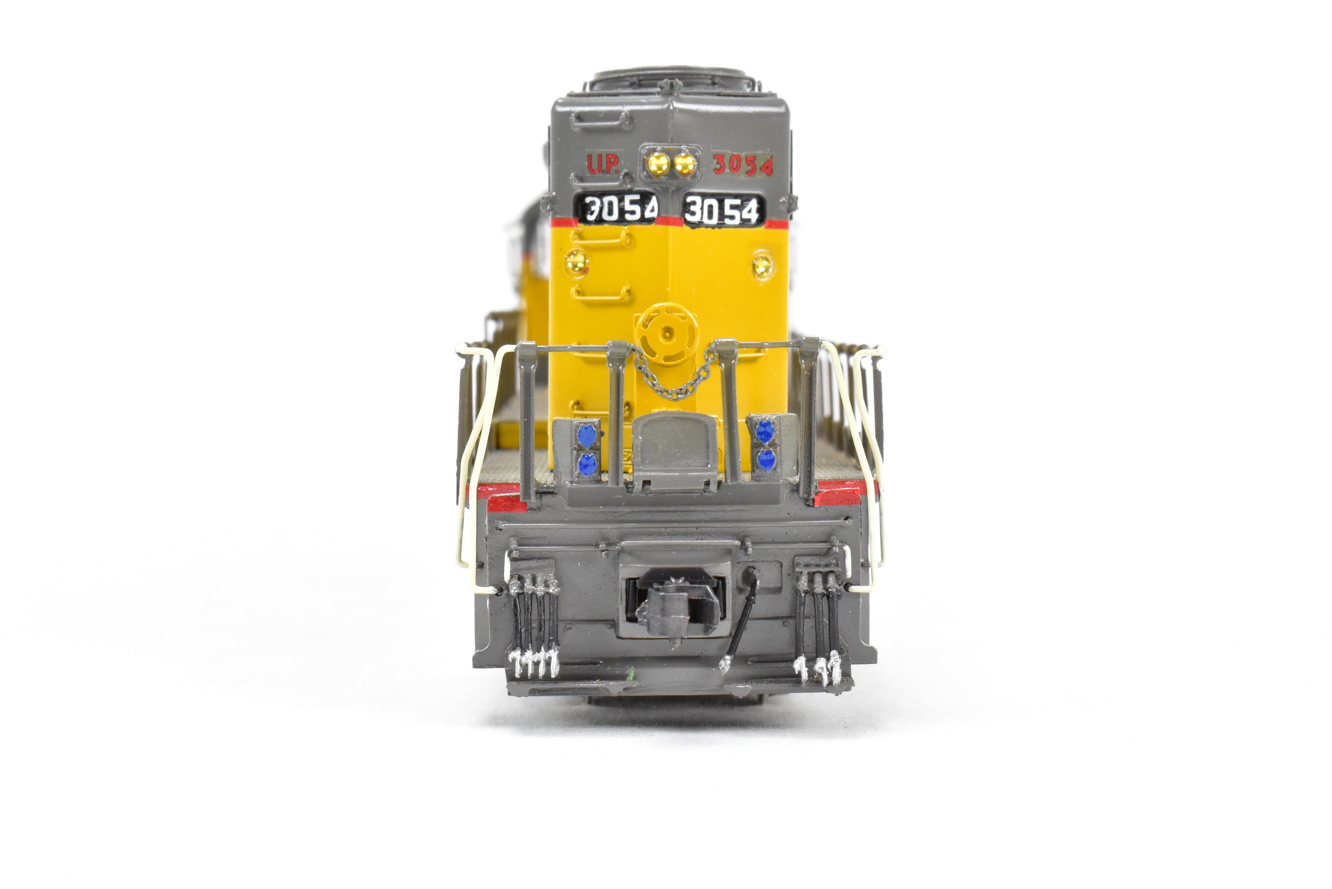 HO Scale Brass Model Train - Overland Models Inc. Union Pacific EMD SD40 Low Hood Locomotive with Dynamic Brakes, Low Mounted Brake Cylinders, Custom Painted as UP No. 3054