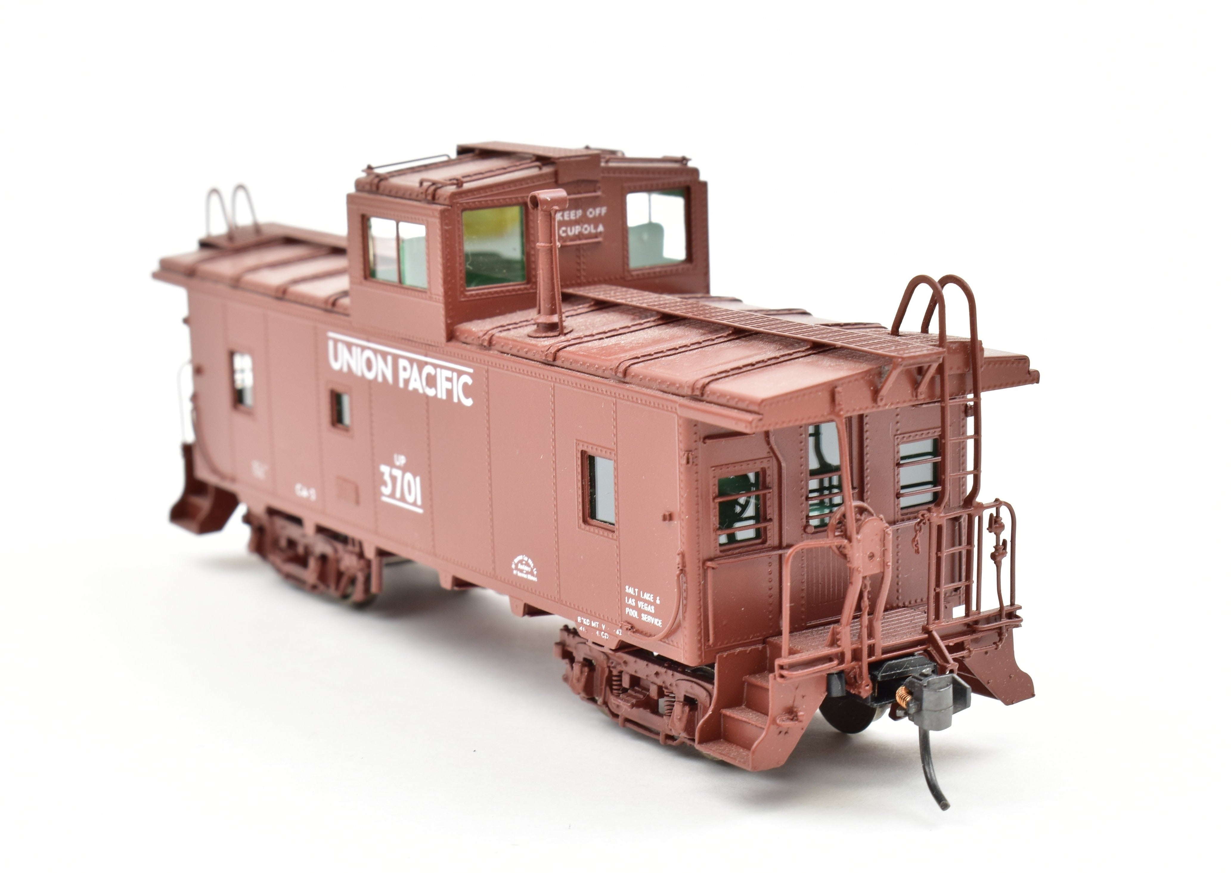 HO Scale Brass Caboose Model - OMI (Overland Models, Inc.) Union Pacific CA - 3 Caboose from 2000 Run with Full Interior