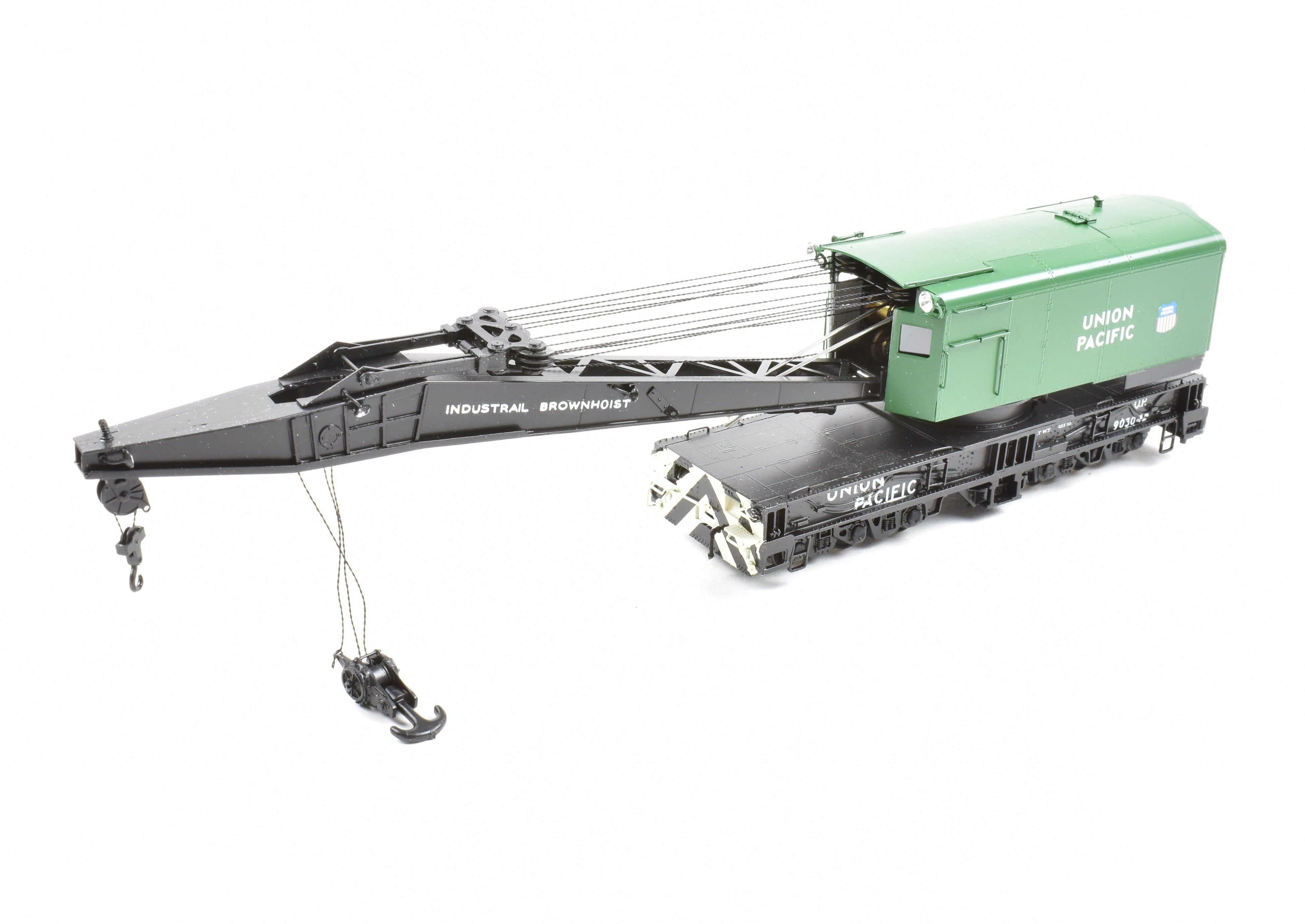 HO Brass OMI Union Pacific 200-Ton Crane Custom Painted by Overland Models