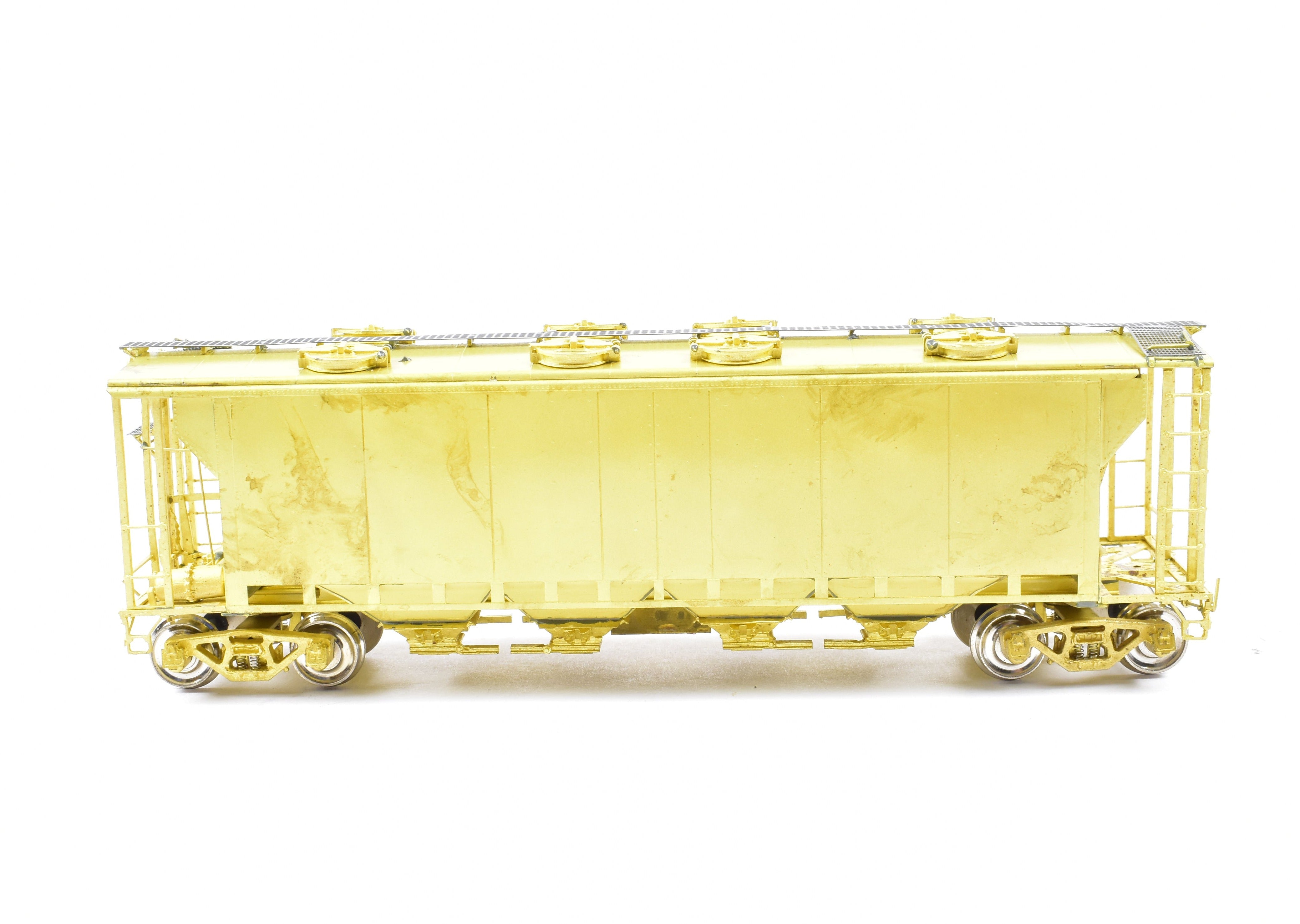 HO Scale Brass Canadian Pacific Slab Side Covered Hopper SC - 20 C194A Version Model by Overland Models, Inc. (OMI)