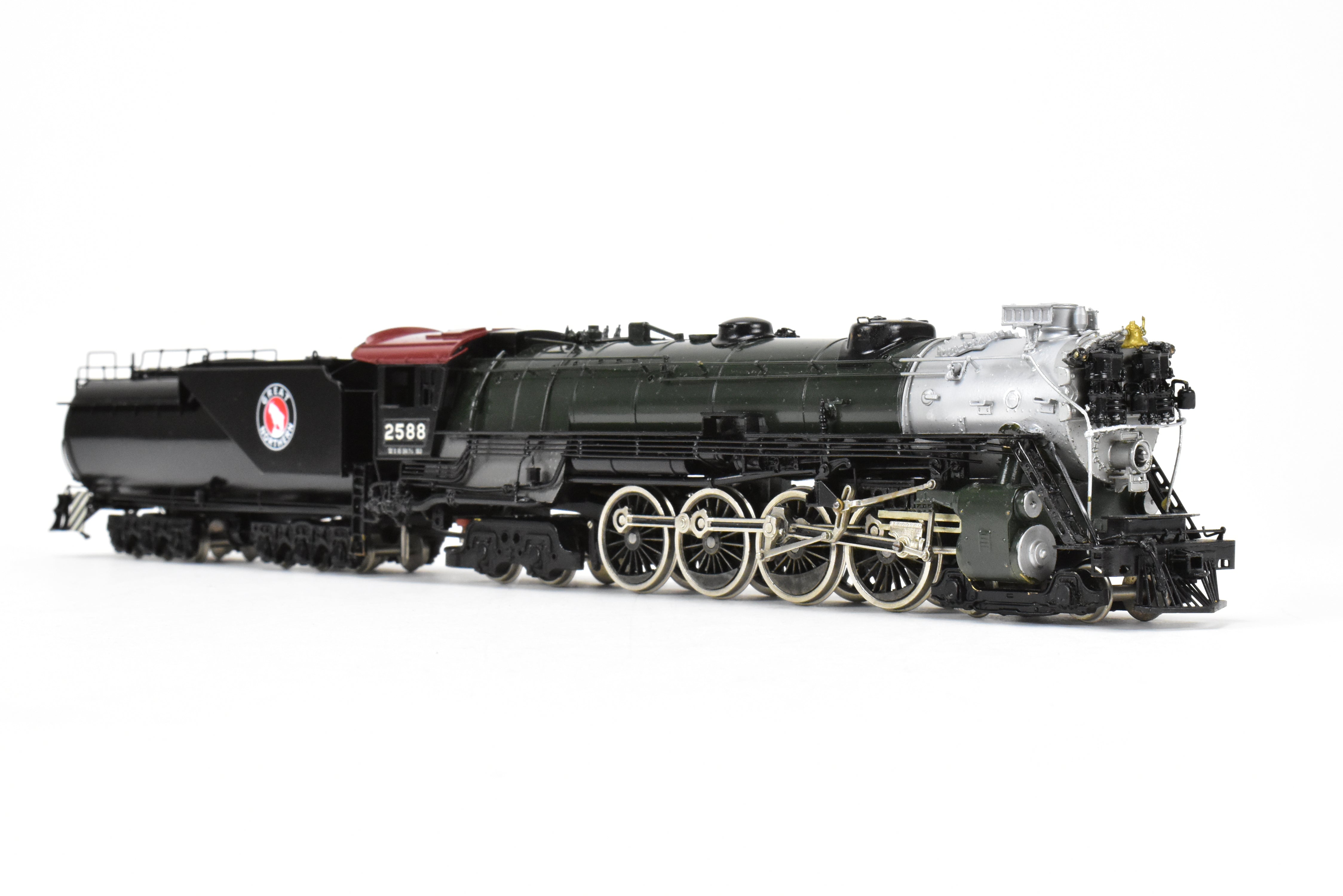 1976 HO Brass Tenshodo GN Crown Series Great Northern 4-8-4 S-2 FP No. 2588