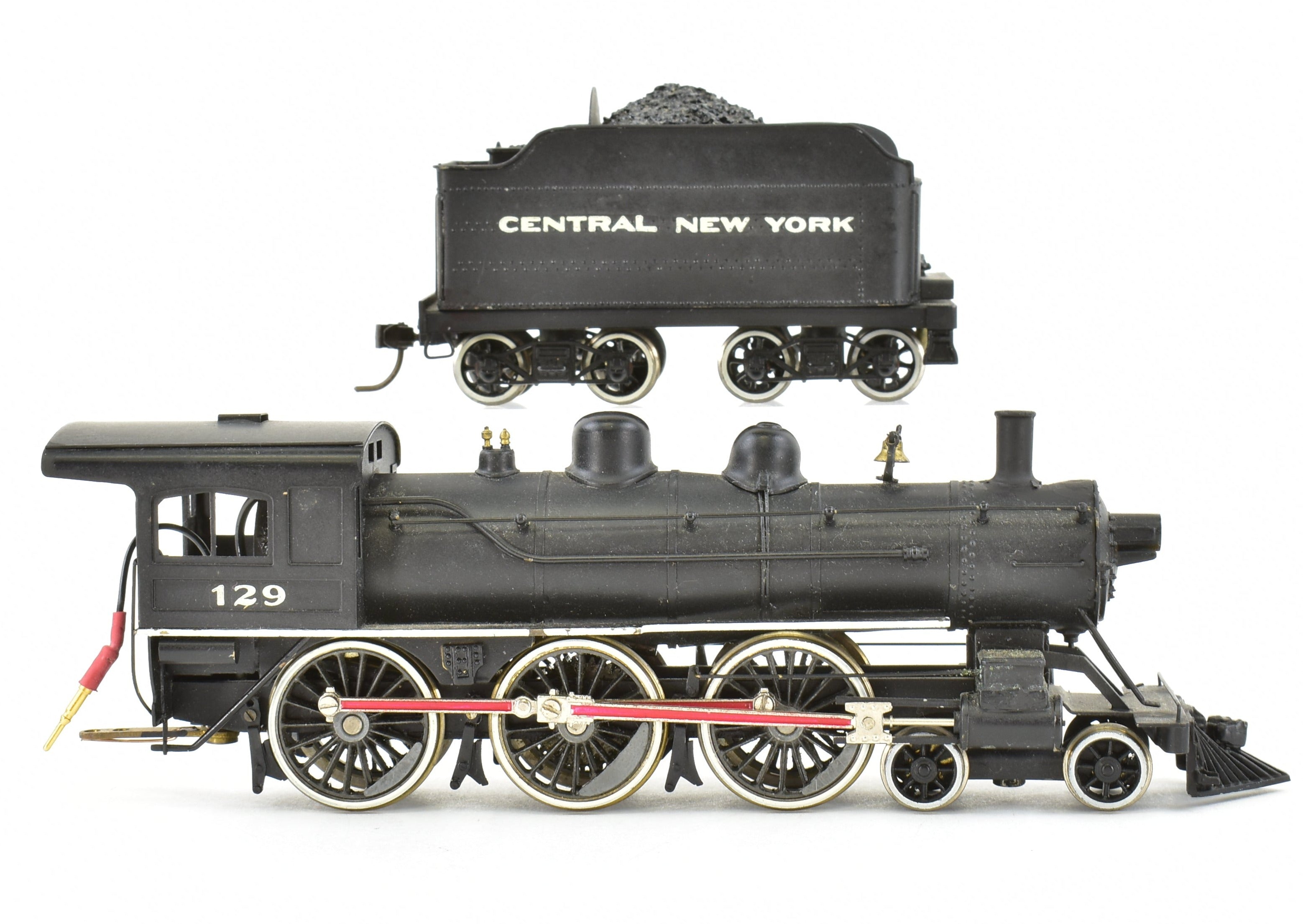 HO Scale Brass Model Train - Ken Kidder LS&MS (Lake Shore & Michigan Southern) NYC (New York Central) 4-6-0 Custom Painted Steam Locomotive