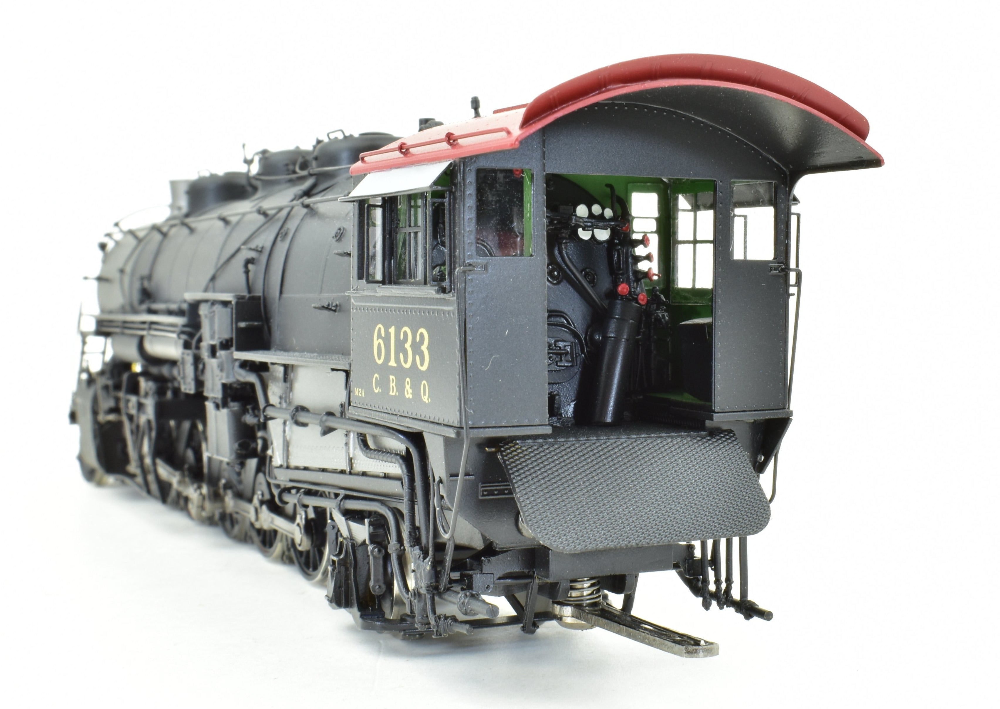 High - Quality HO Scale Brass Steam Locomotive CON CIL - Challenger Imports CB&Q - Burlington Route Class M2A 2 - 10 - 2 FP #6133 Model