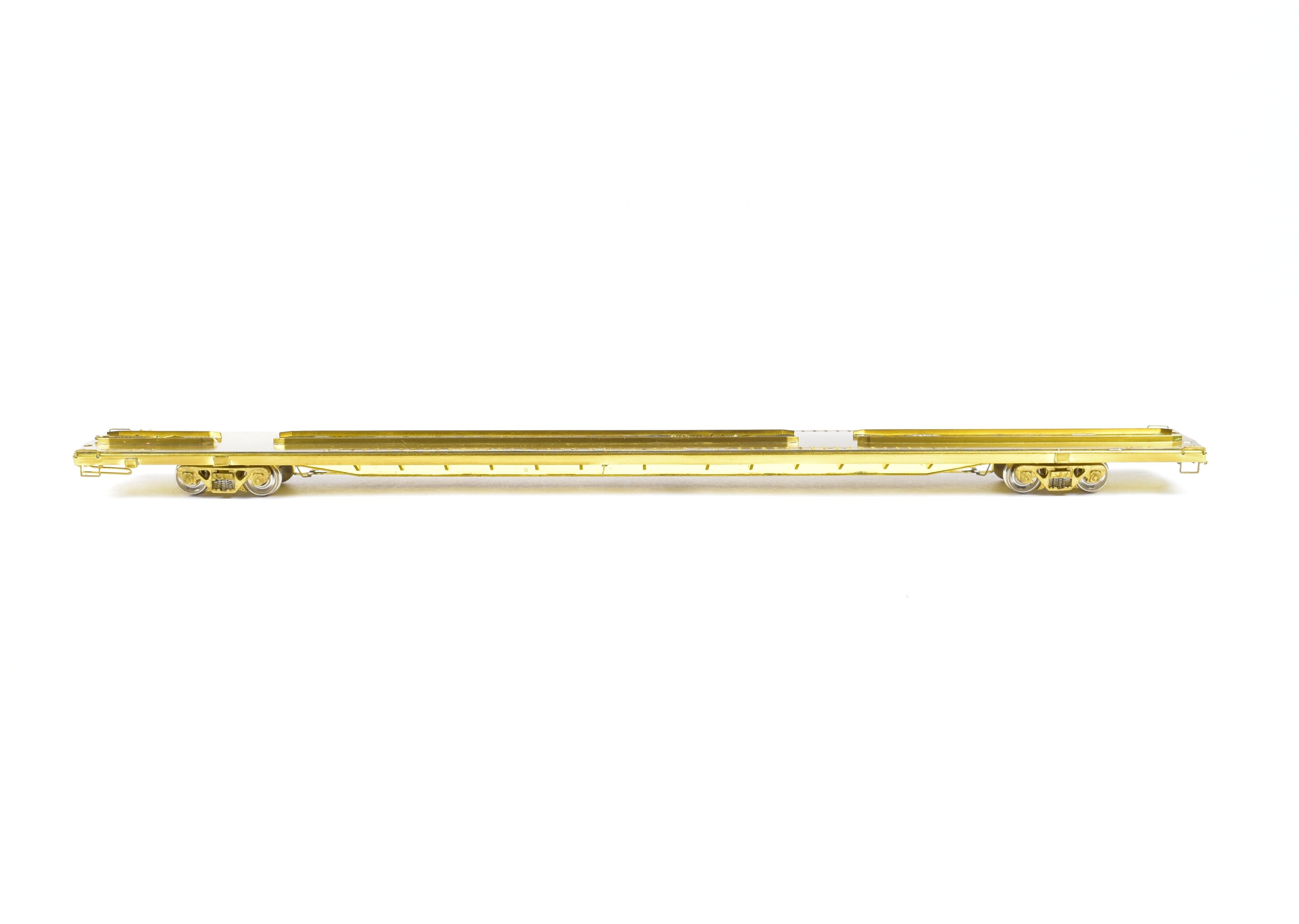 HO Scale Brass OMI - Overland Models, Inc. Maine Central (MEC) TOFC Trailer Train Flat Car Measuring 89 Feet and 4 Inches