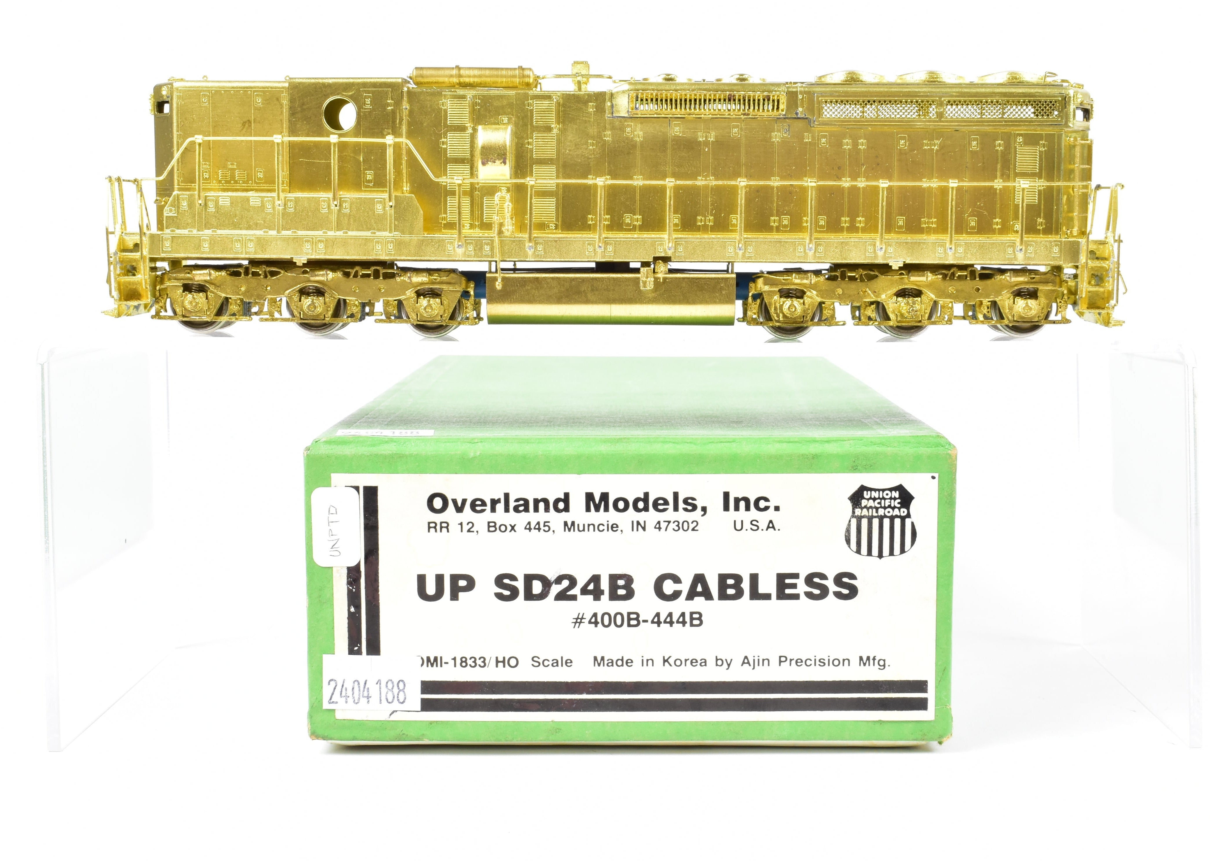 HO Brass OMI UP Union Pacific EMD SD - 24B Cabless Booster #400B - 444B Mint Model