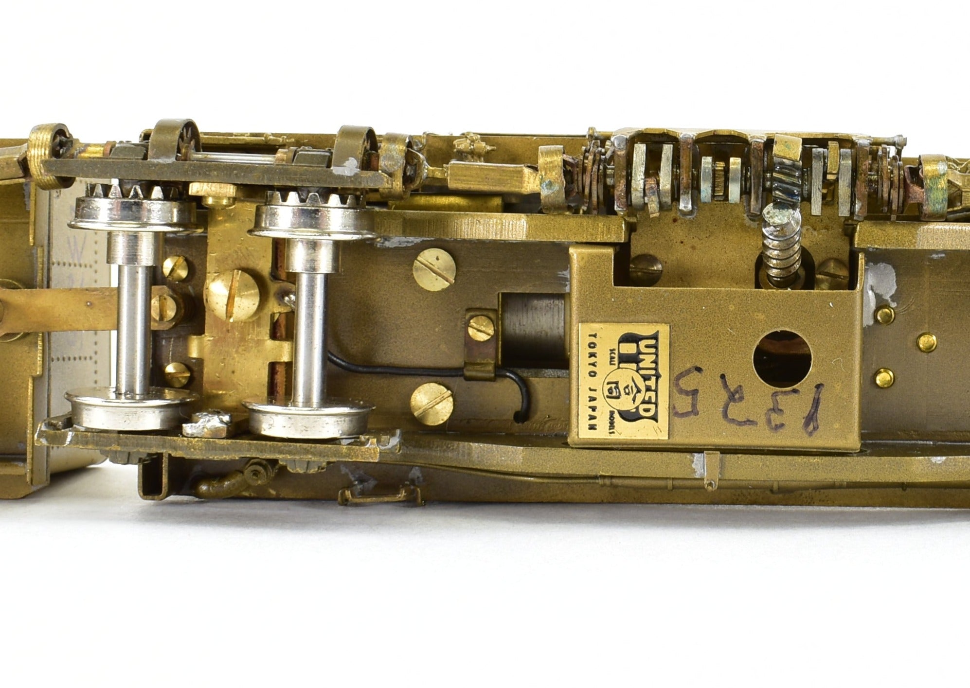 HO Scale Brass PFM - United Brand 3-Truck Pacific Coast Shay Geared Locomotive Model for Logging Roads