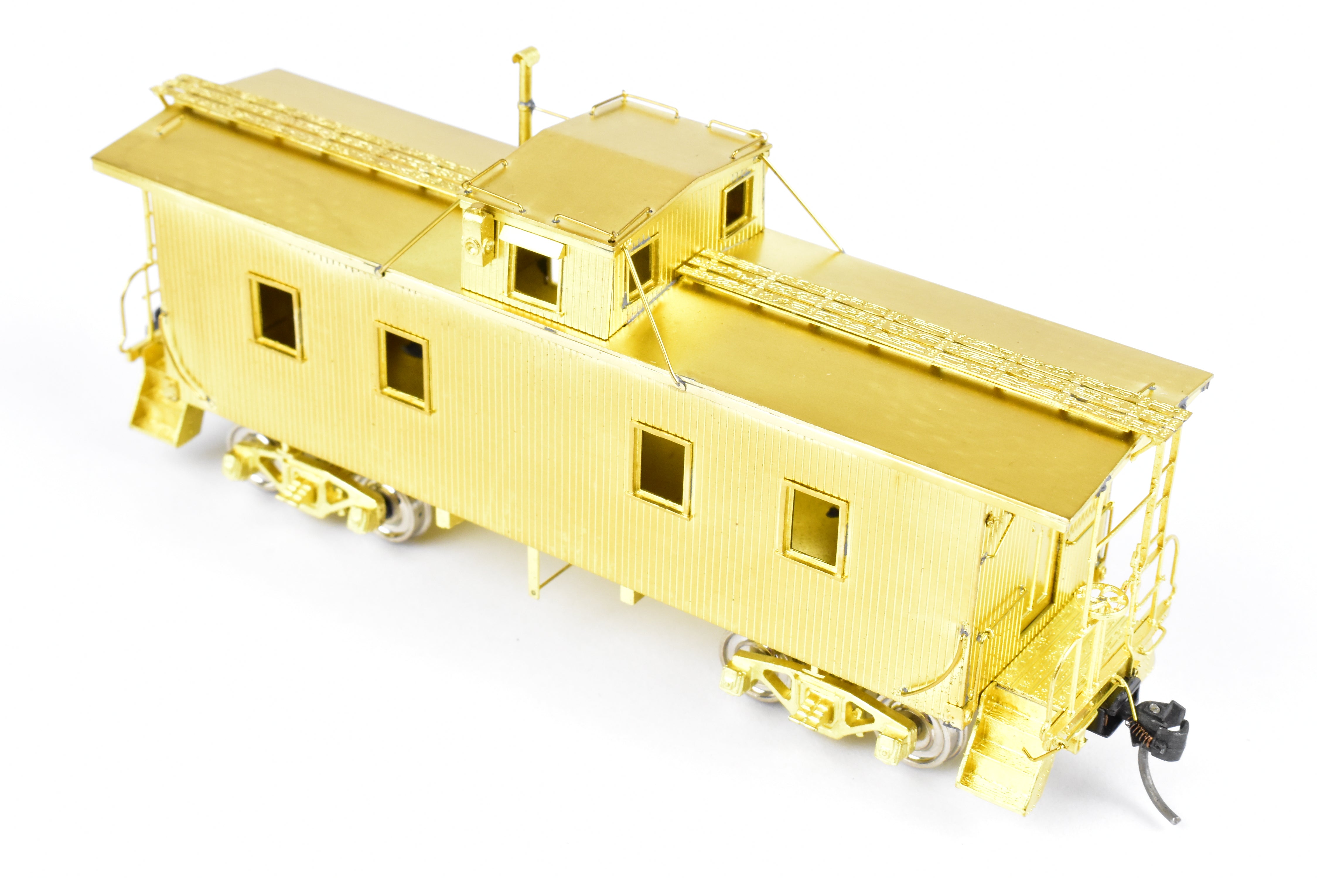 1990 HO Brass NKP Nickel Plate Road Wood Caboose by OMI Overland Models