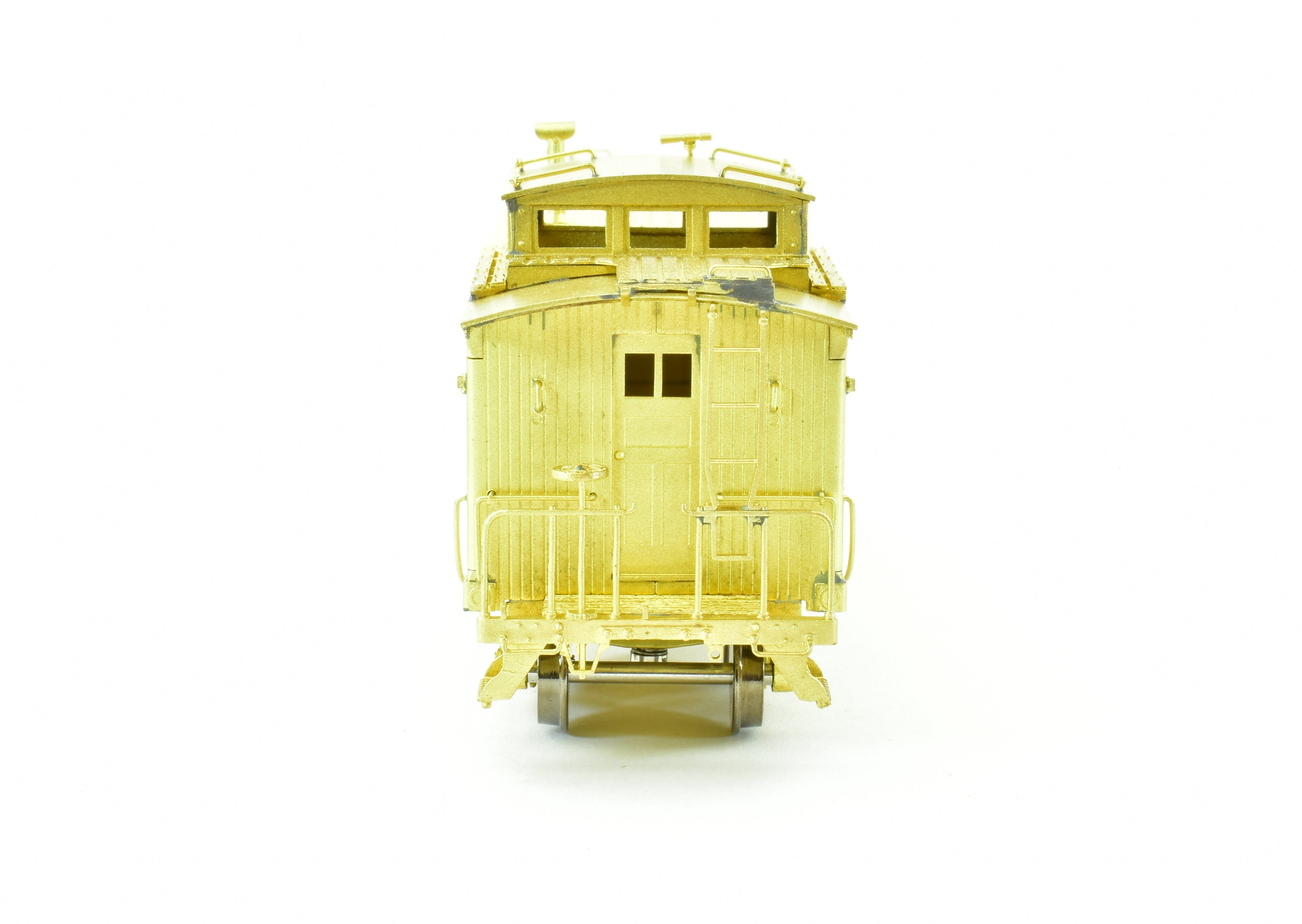 HO Scale Brass OMI - Overland Models, Inc. Pittsburgh & Lake Erie NYC Wood Caboose Model with Spare Parts