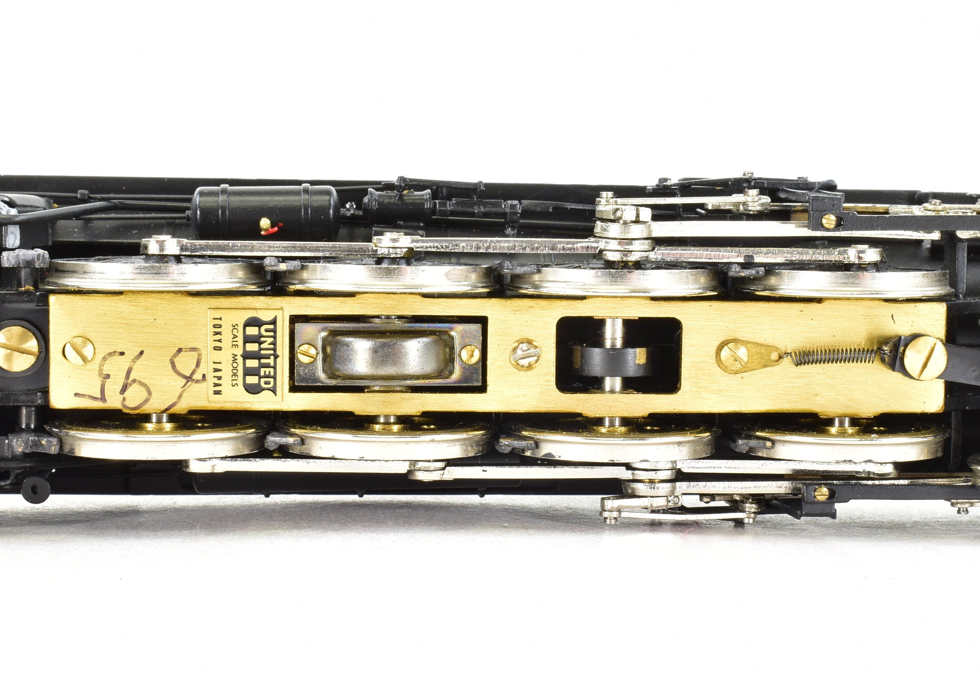 HO Scale Brass PFM - United ATSF - Santa Fe 4-8-4 Northern Steam Locomotive Model from 1981 Hi - Grade Tapered Rods Version with Custom Painting