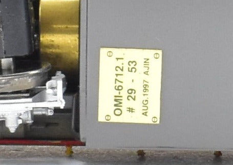HO Brass OMI UP Union Pacific Veranda Turbine Round Tender #73 Custom Painted
