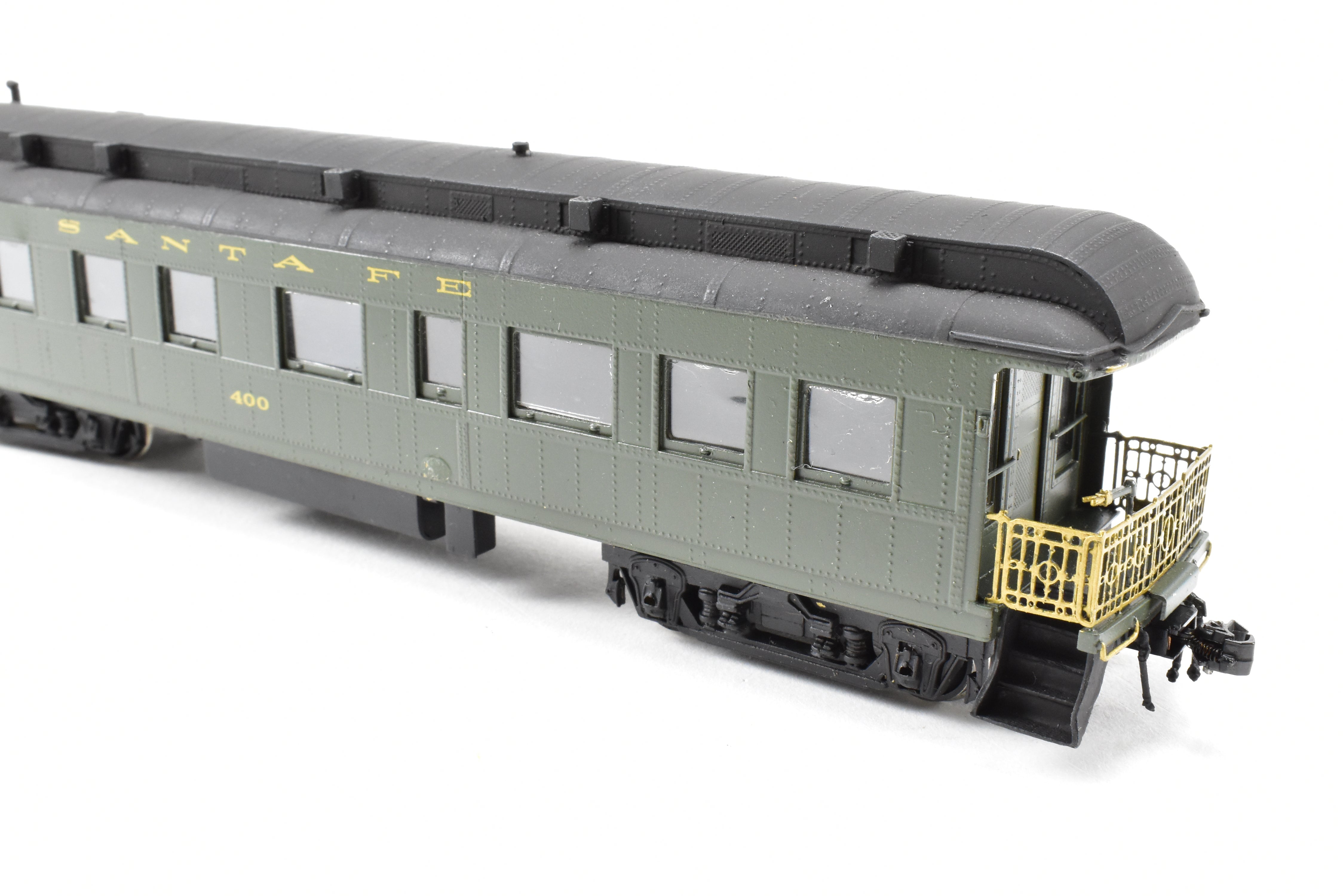Custom Painted HO Brass Hallmark ATSF Santa Fe Superintendent's Business Car #400