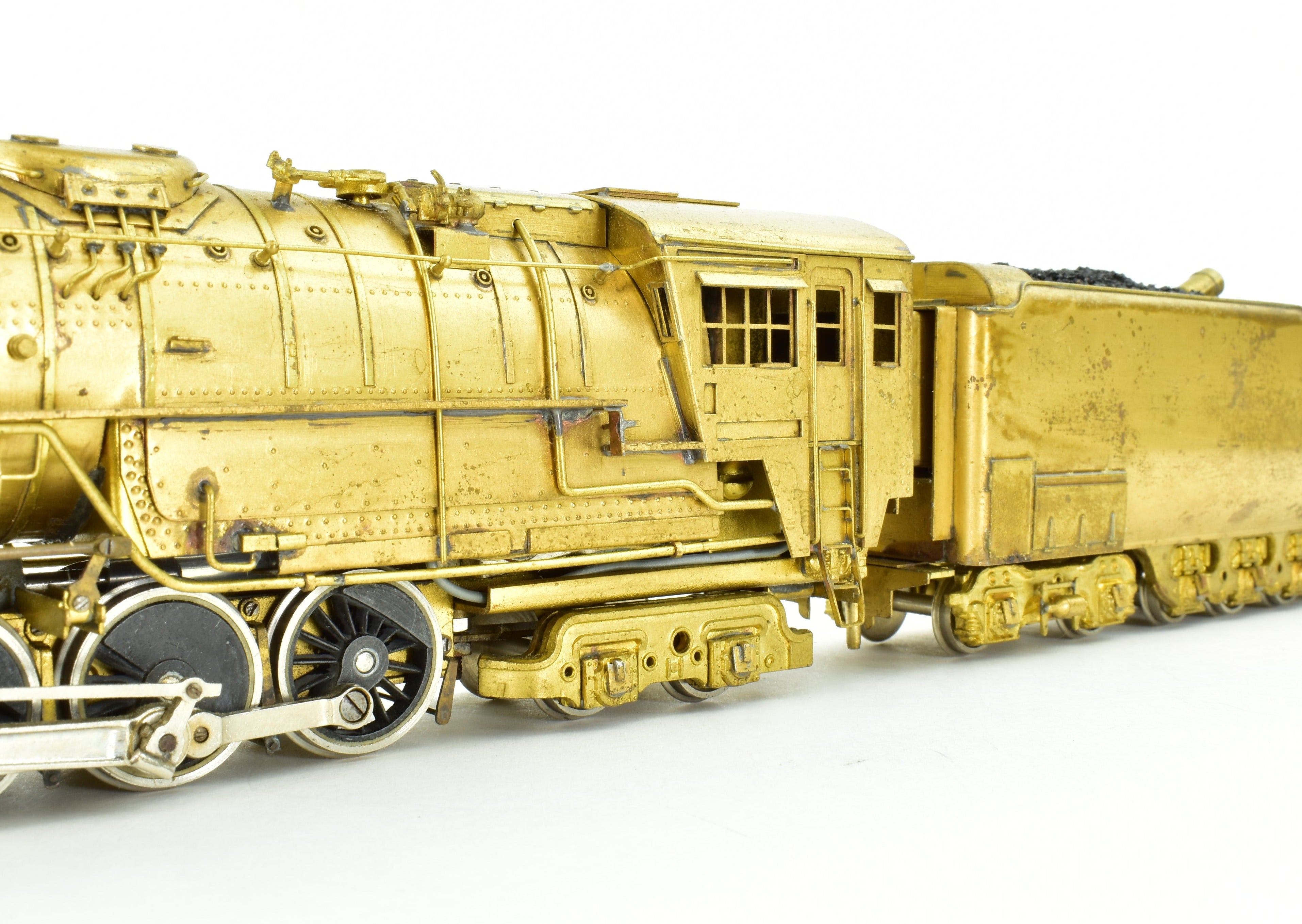 HO Scale Brass Pacific Fast Mail (PFM) Model - Toby Brand Duluth, Missabe, & Iron Range 2-8-8-4 Yellowstone Steam Locomotive Handcrafted in 1960