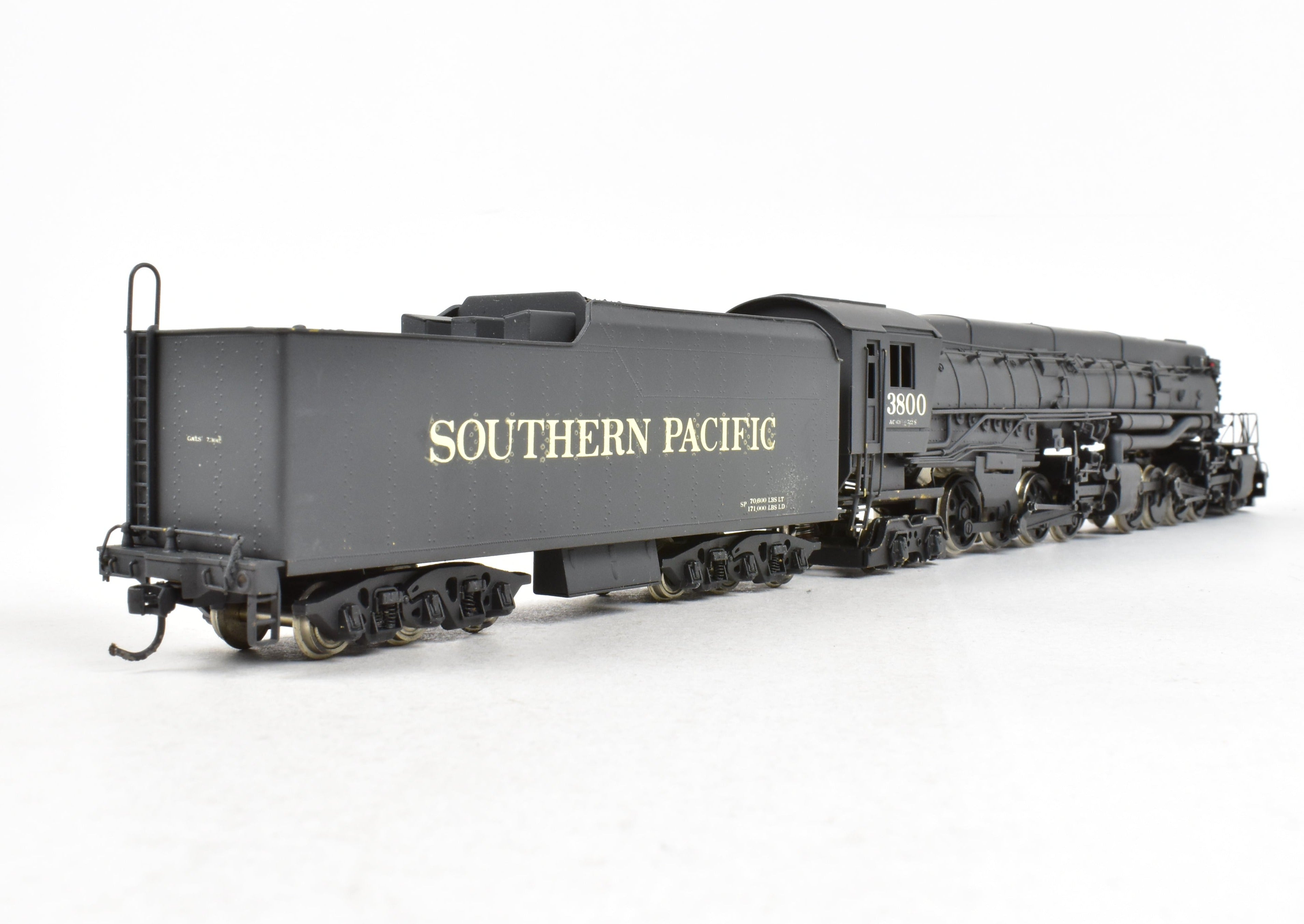 HO Scale Brass Gem Models SP Southern Pacific AC-9 2-8-8-4 Custom Painted Coal Version