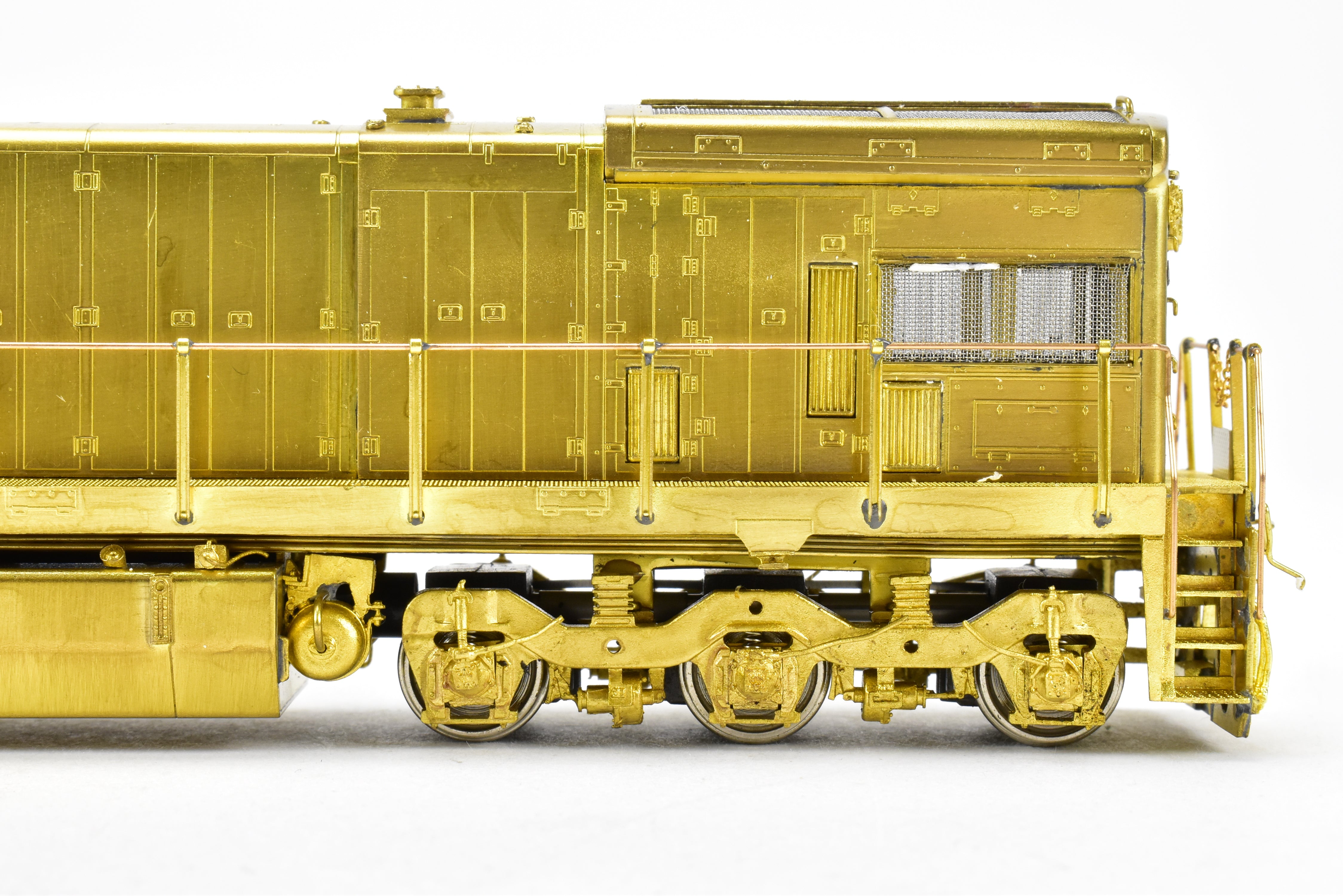 HO Brass OMI GE C30 - 7 Four - Window Cab Locomotive by Overland Models for BN/ATSF