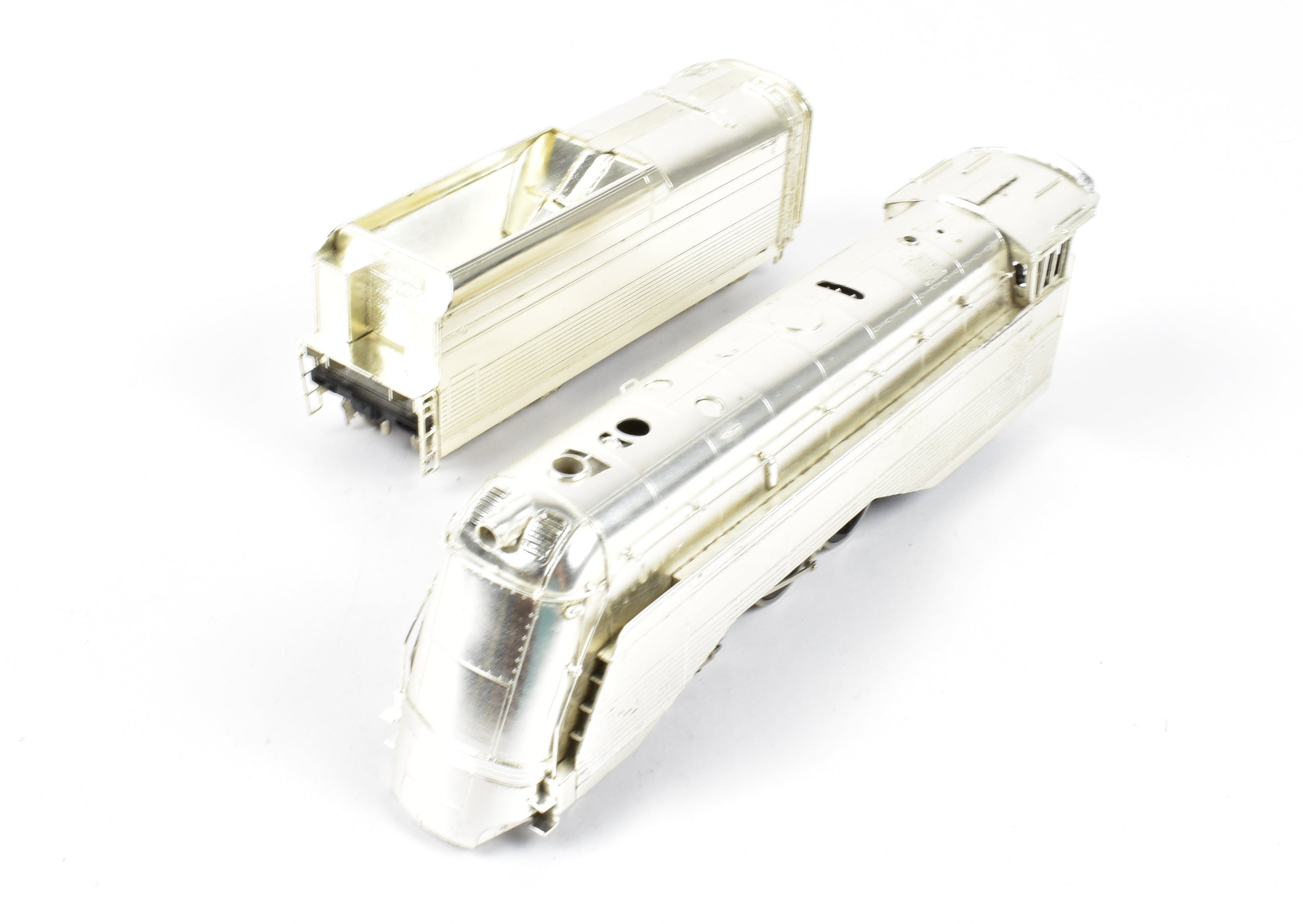 HO Brass NPP Nickel Plated CB&Q Burlington Route 4-6-4 S-4A Streamlined Hudson No. 4000