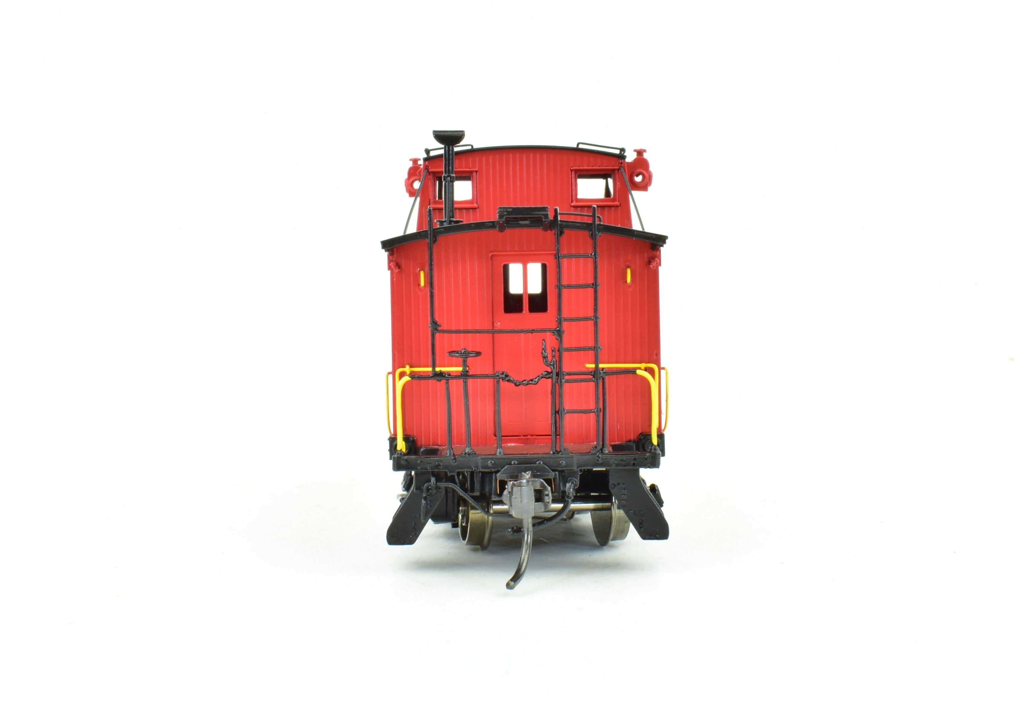 HO Scale Brass Division Point NYC & St.L - Nickel Plate Road LE&W 26-Foot Wood Caboose Factory Painted Limited Edition Model