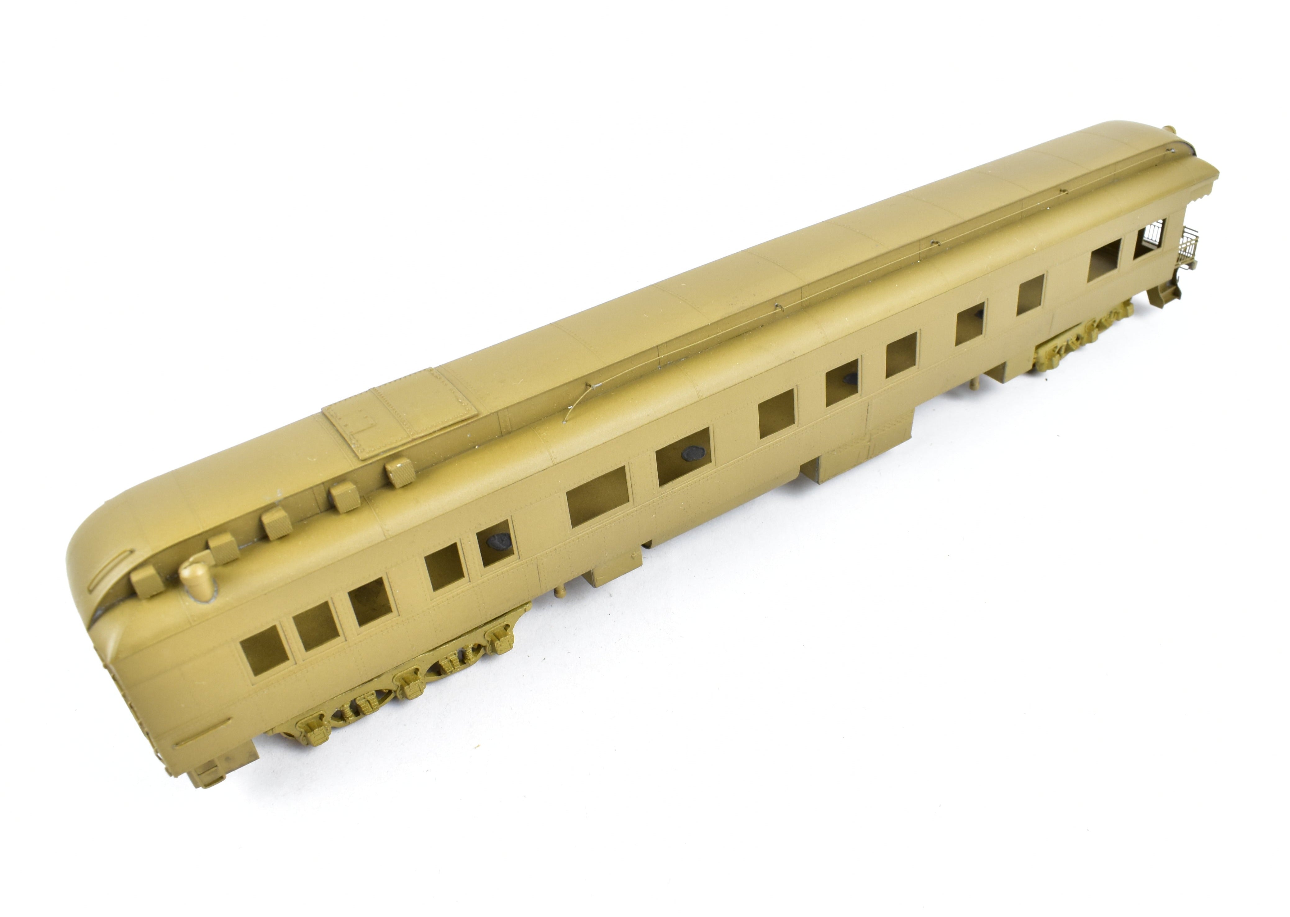 HO Scale Brass Hallmark Models MKT - Missouri Kansas Texas Katy Business Observation Railroad Car Model