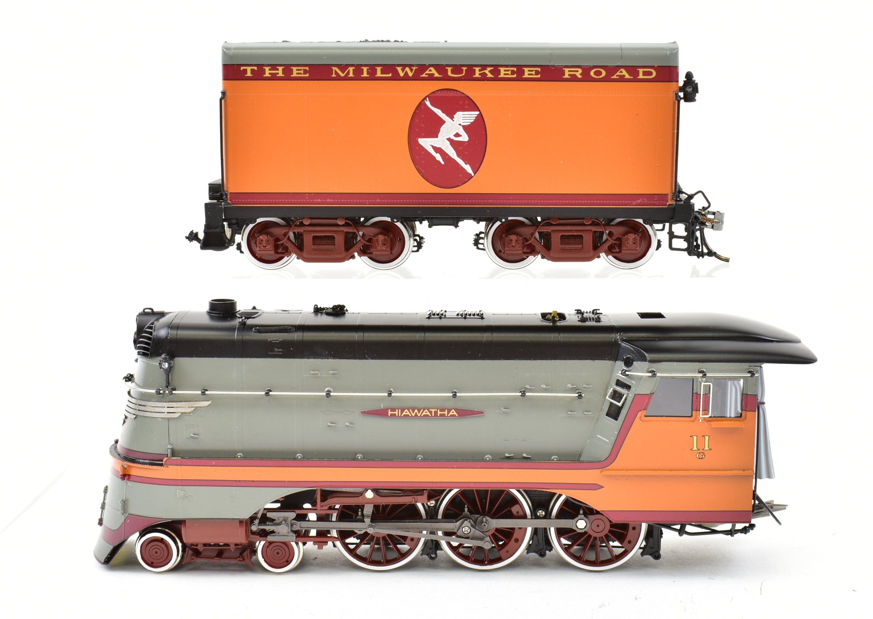HO Scale Brass Precision Scale Co. Milwaukee Road 4-6-0 G-6PS Cut Skirt FP #11 Model